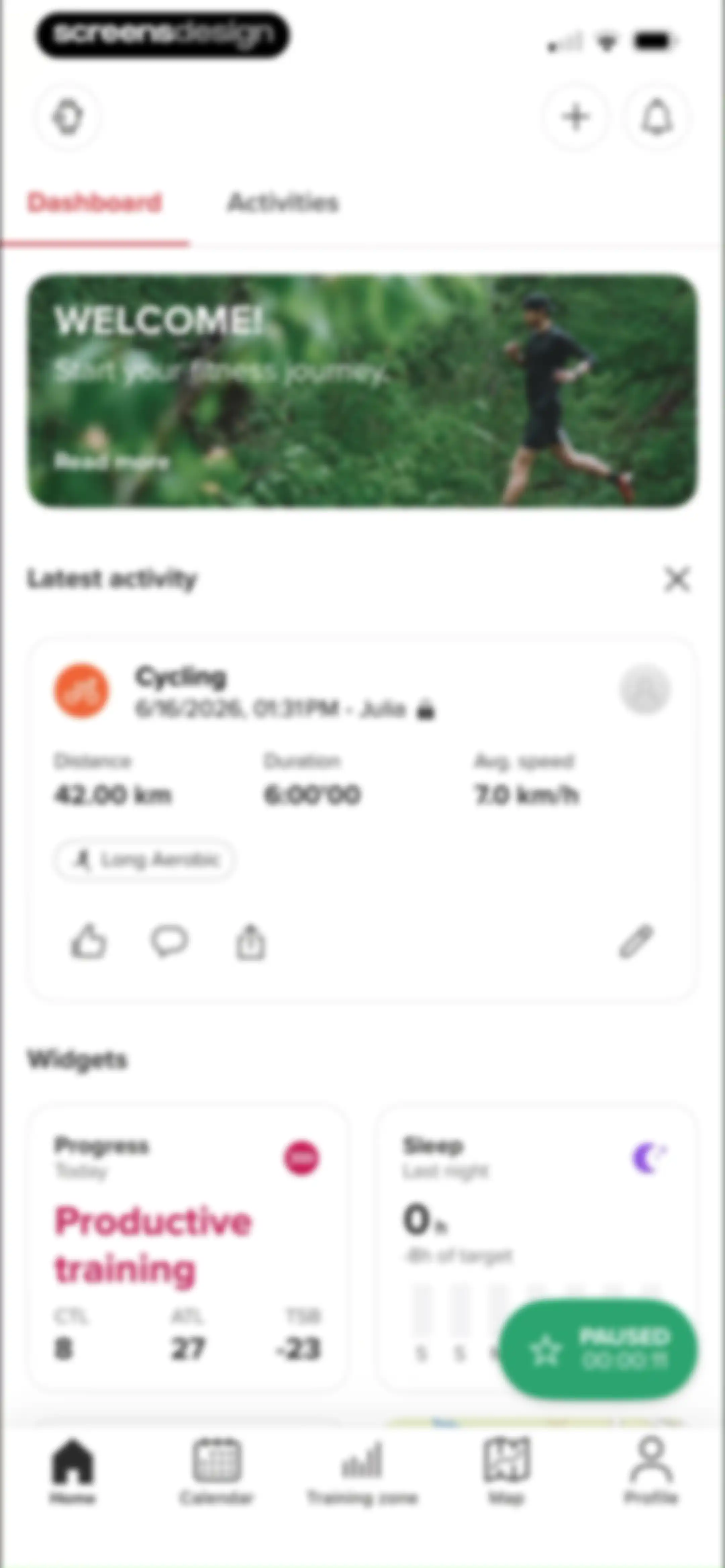 Sports Tracker: Run Bike Hike screen 45