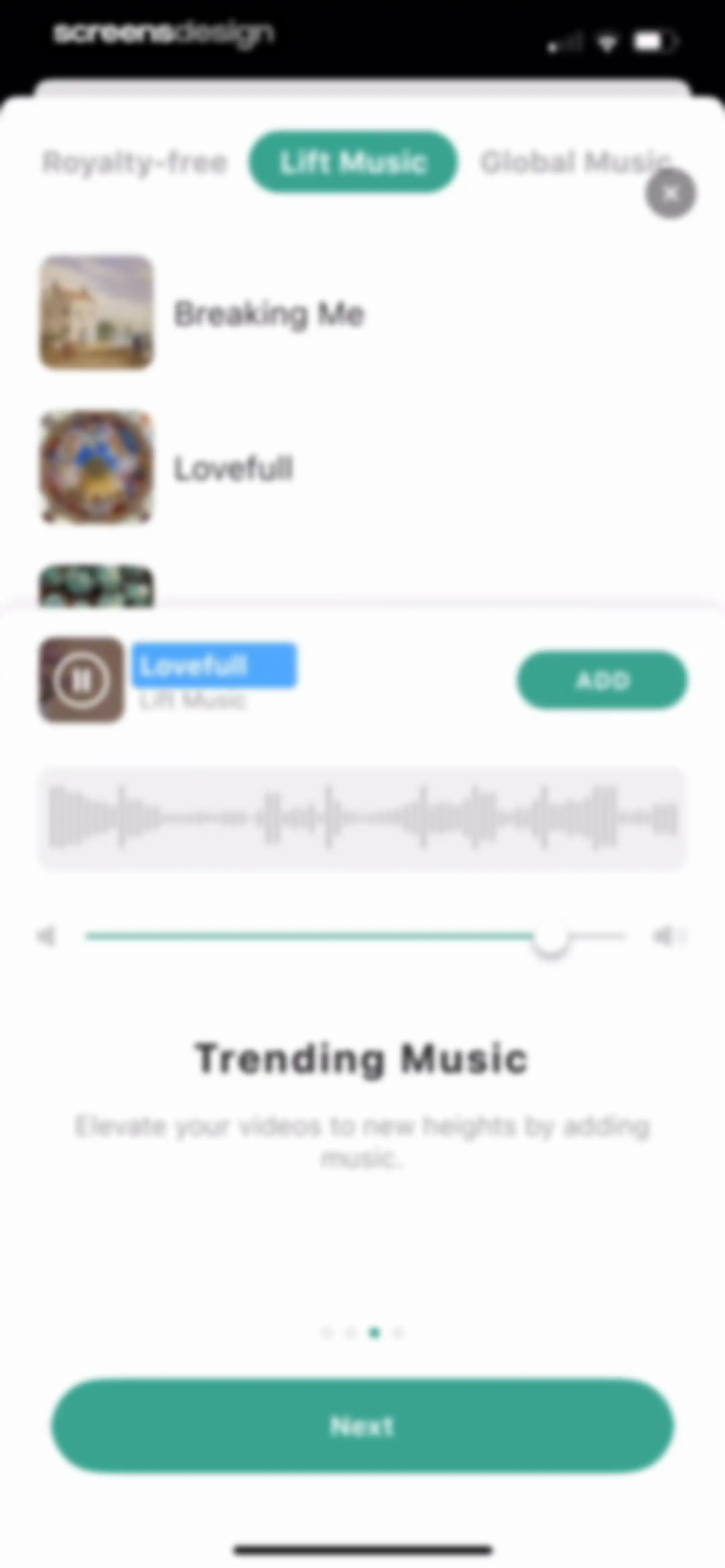 Lift: AI Video & Photo Editor screen 106