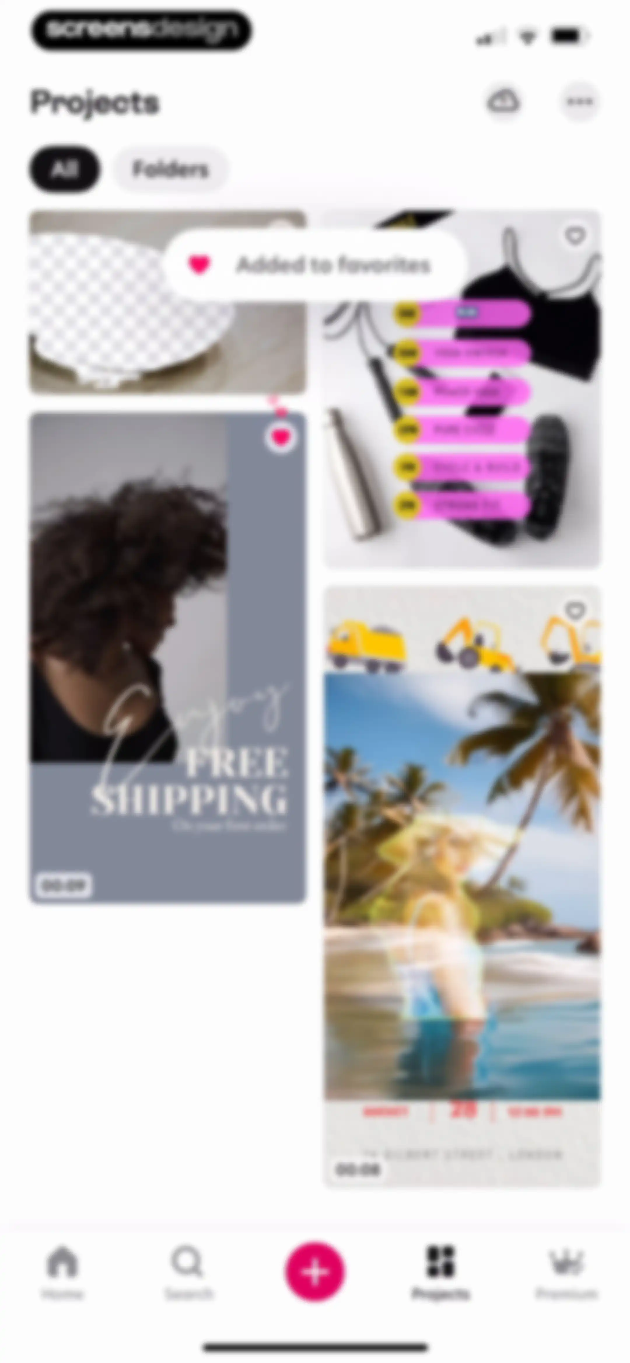 Bazaart AI Photo Editor Design screen 180