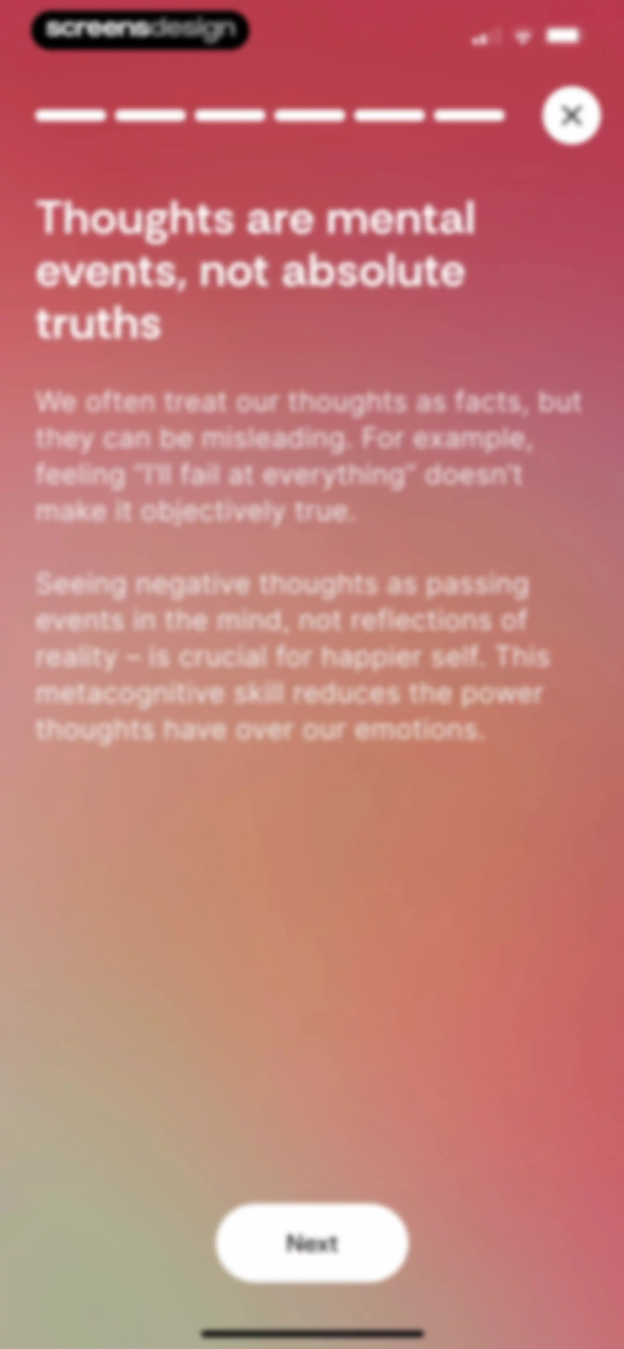 Lightly: Wellbeing Coaching screen 87