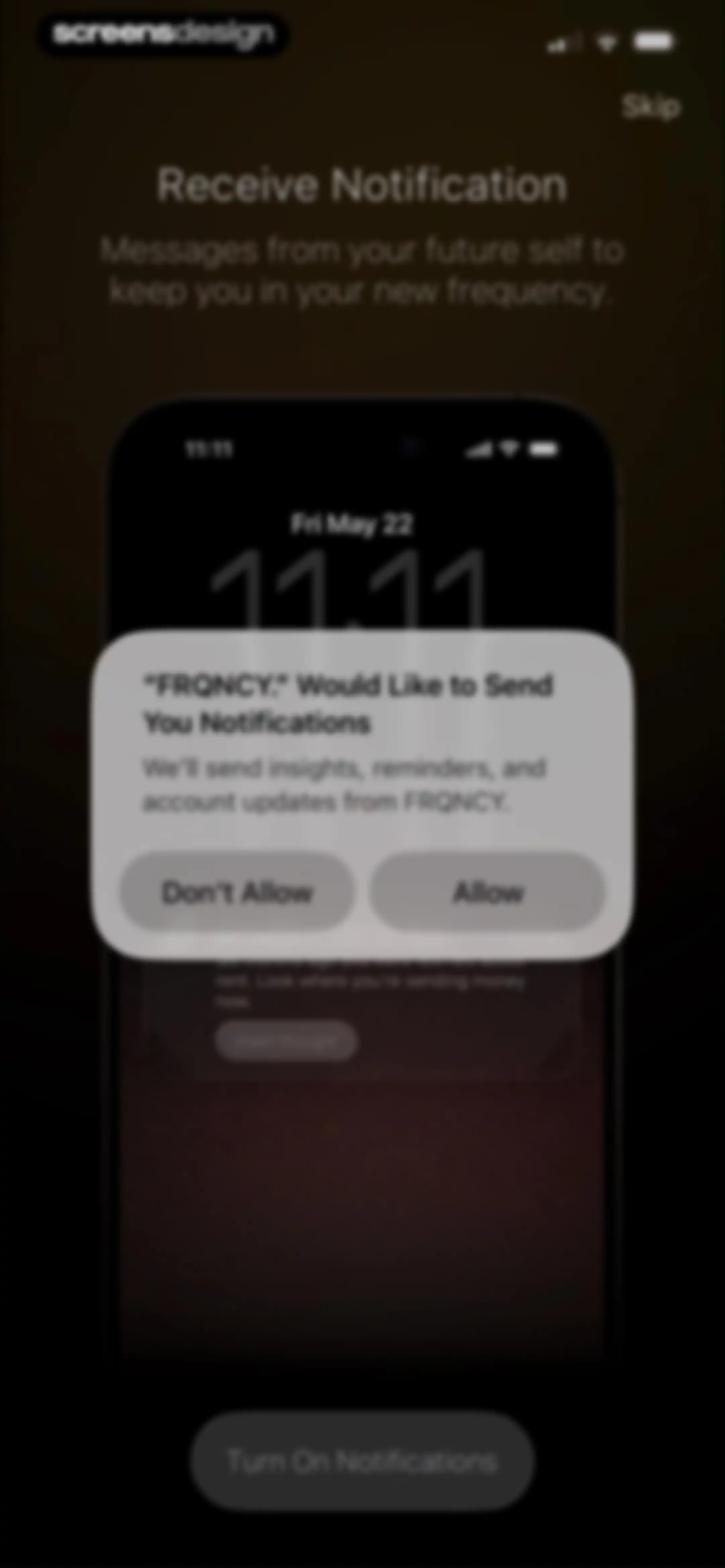 FRQNCY. screen 6
