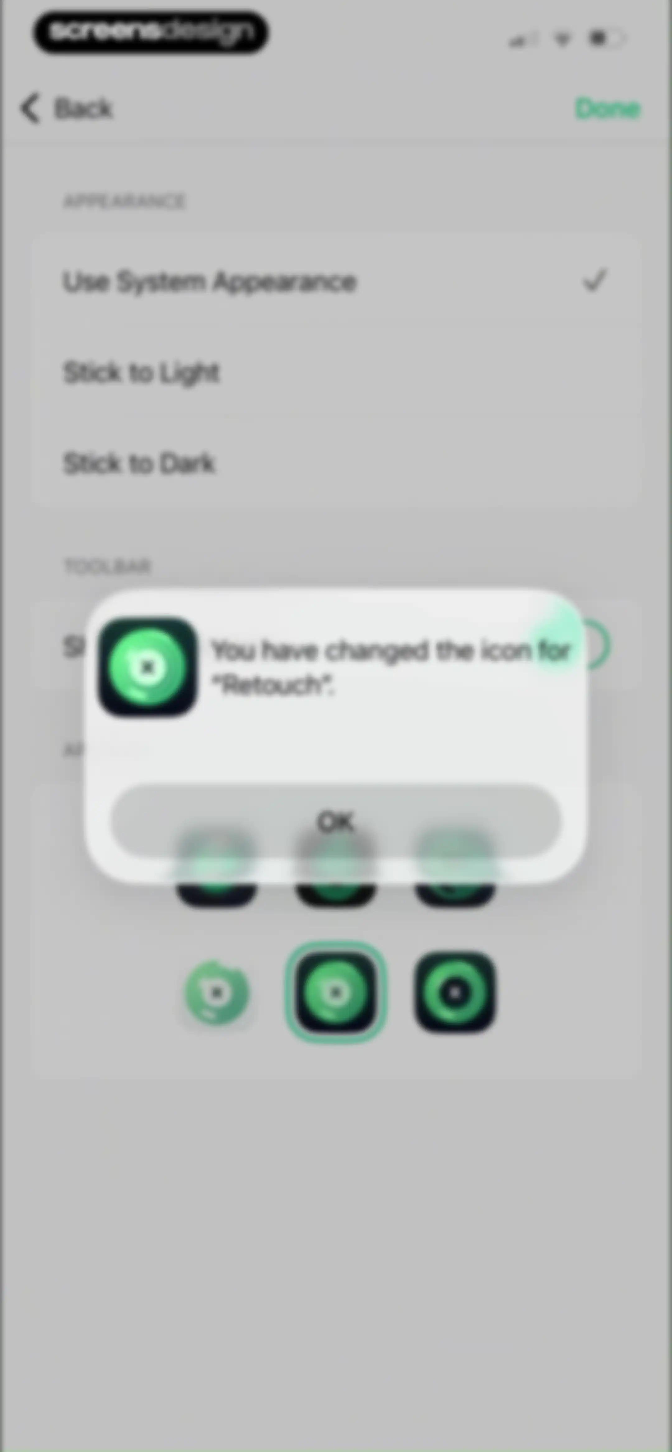 TouchRetouch screen 100
