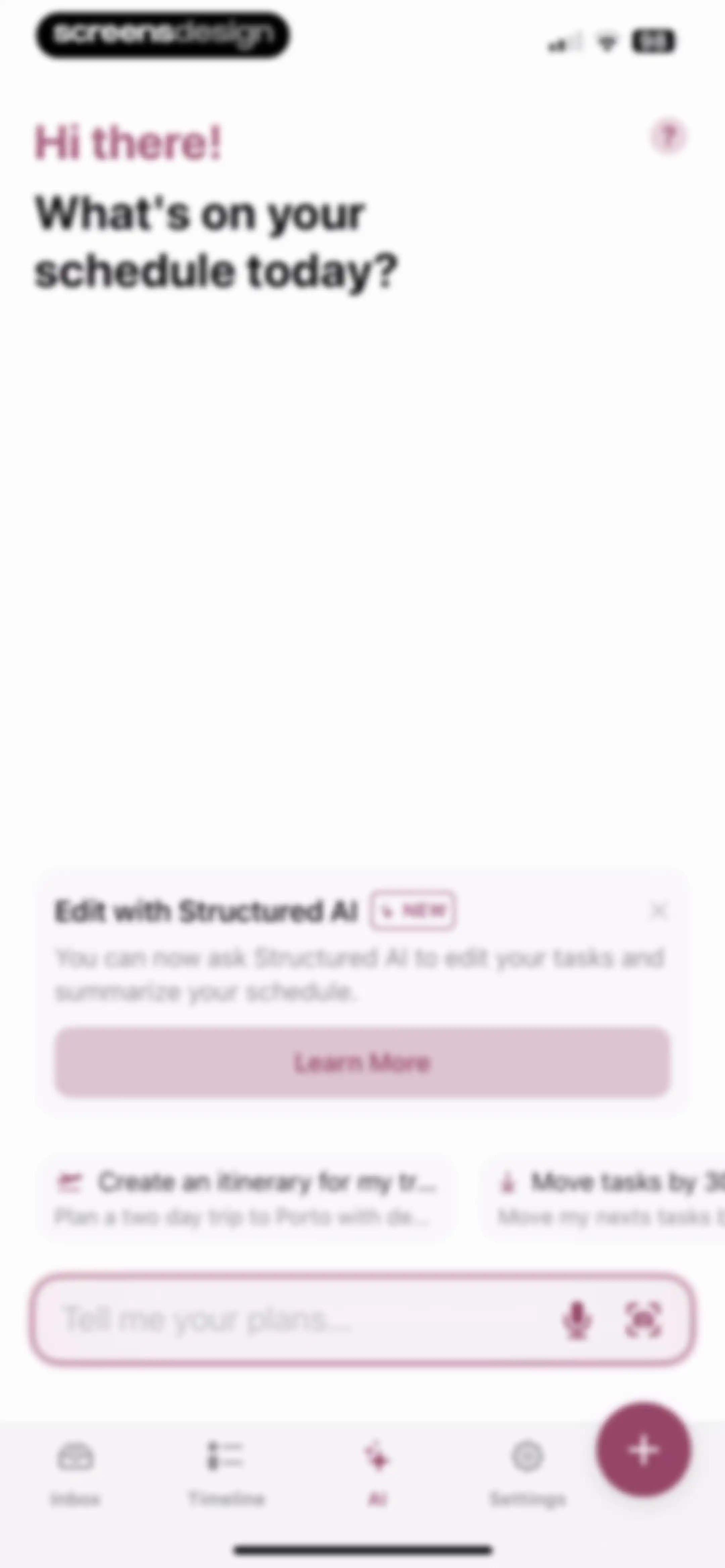Structured: Daily Planner Todo screen 56