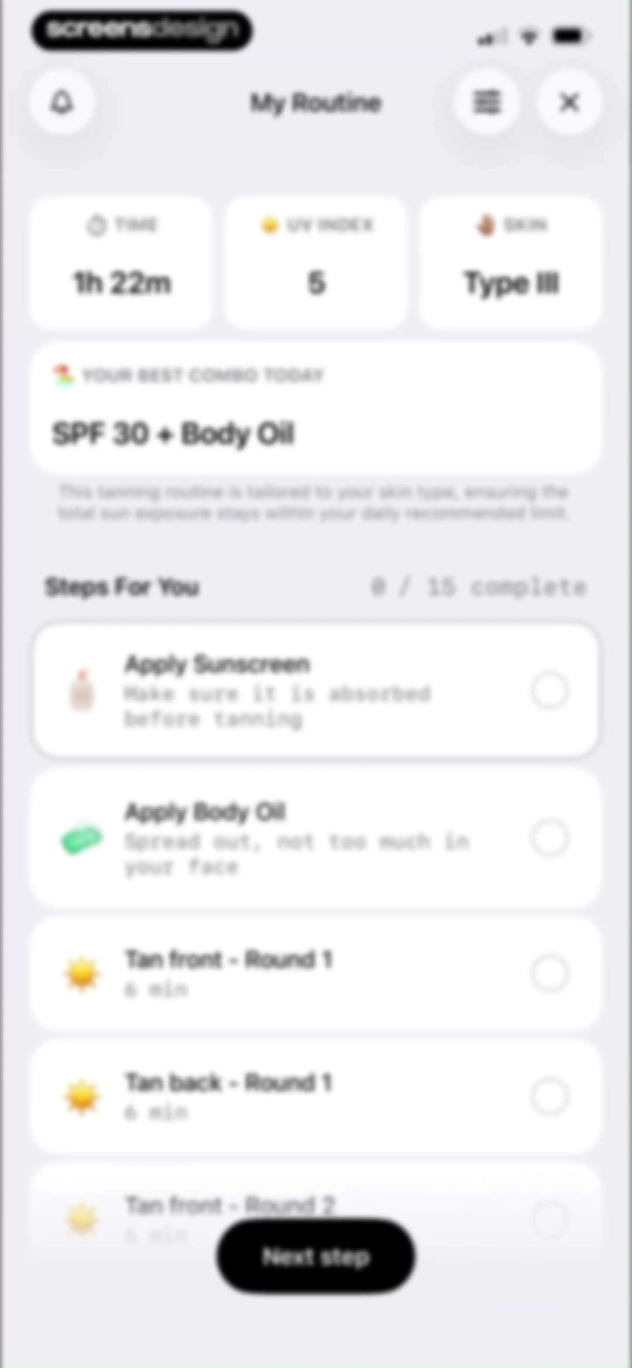 SunSafe: UV Index & Tanning screen 43