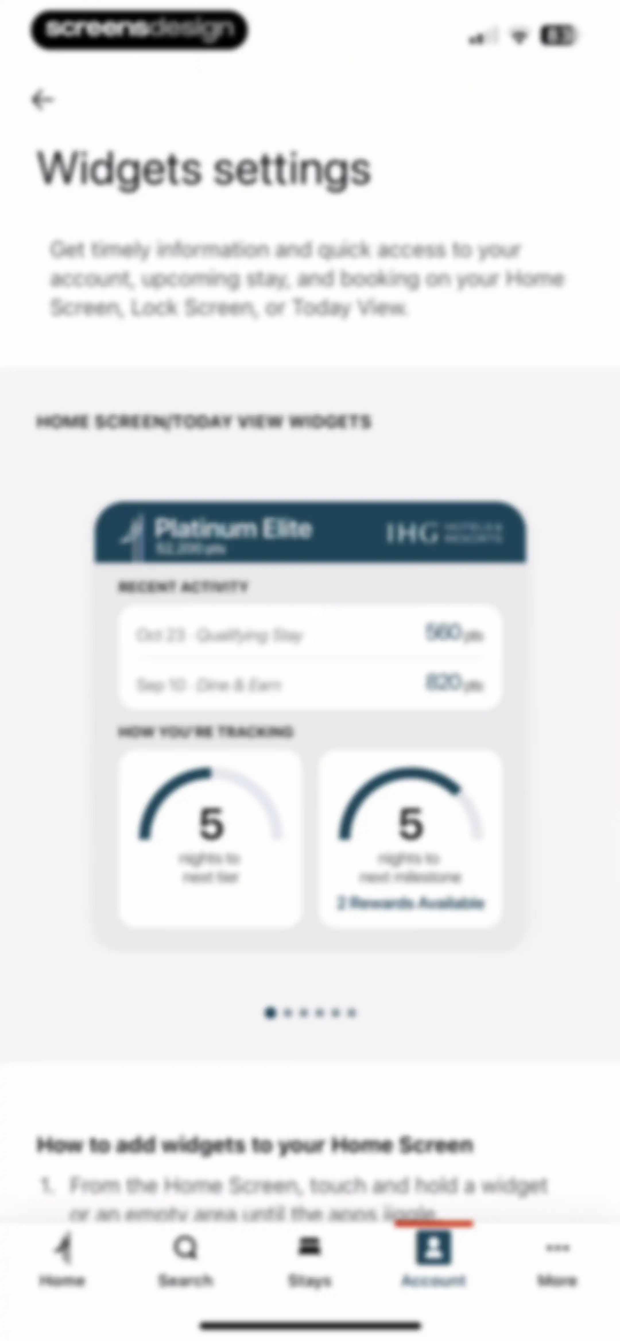 IHG One Rewards: Book Hotels screen 172