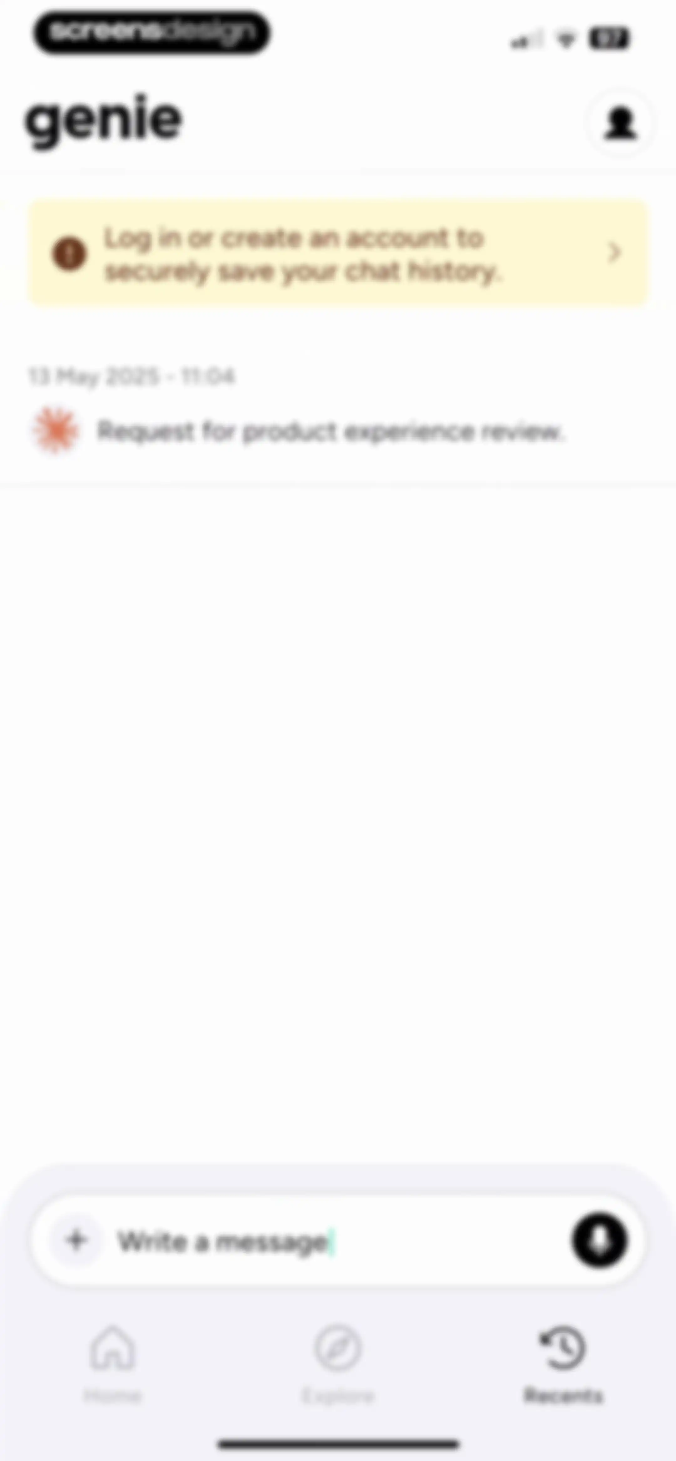 Chatbot AI Assistant - Genie screen 26