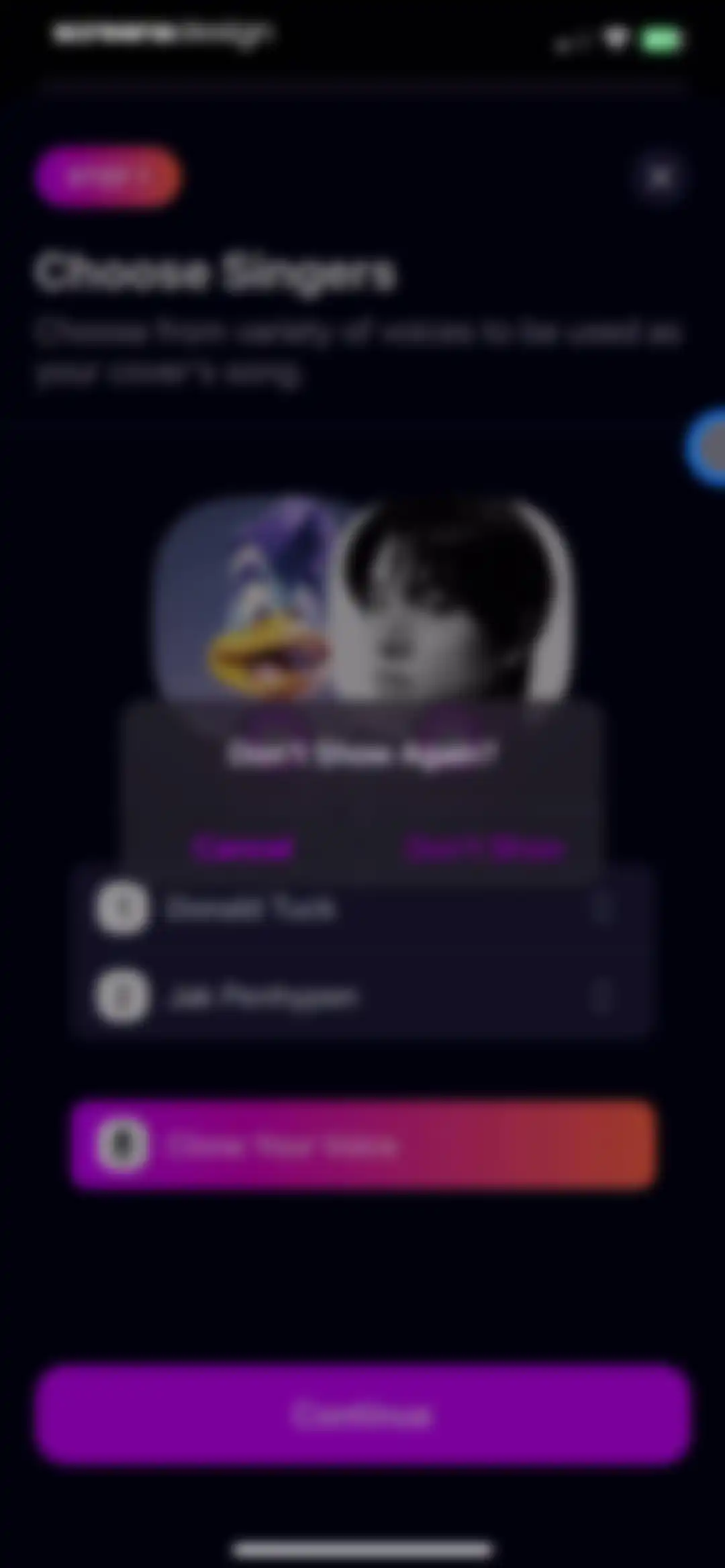 Banger for Artists: AI Music screen 18