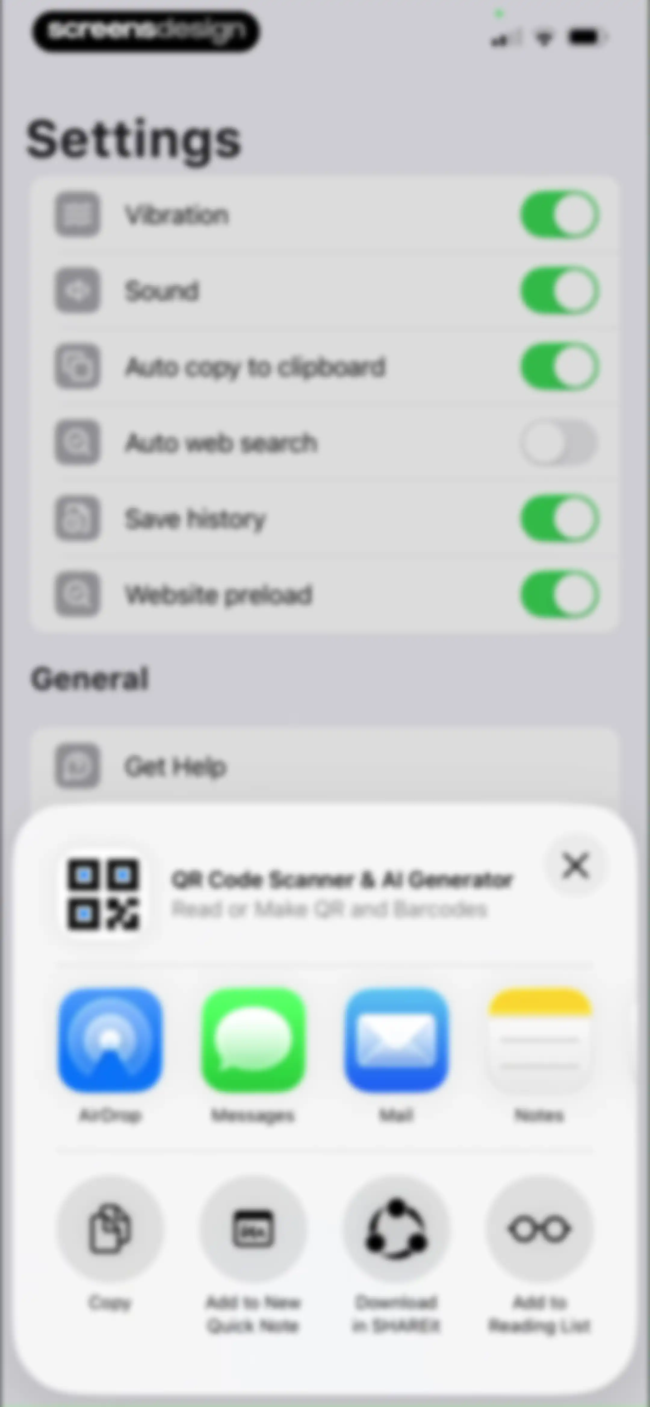QR Code Scanner & AI Generator screen 78