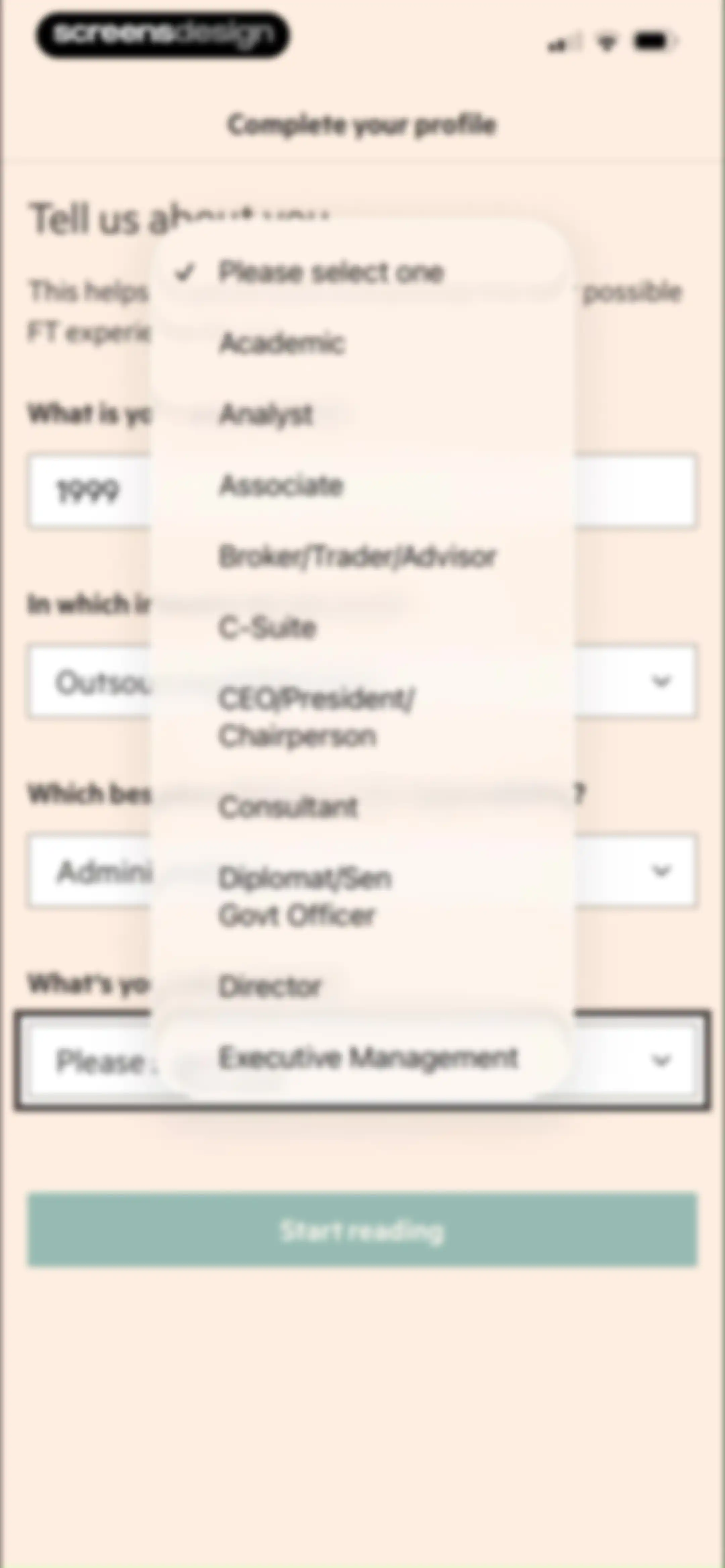 Financial Times: Business News screen 21