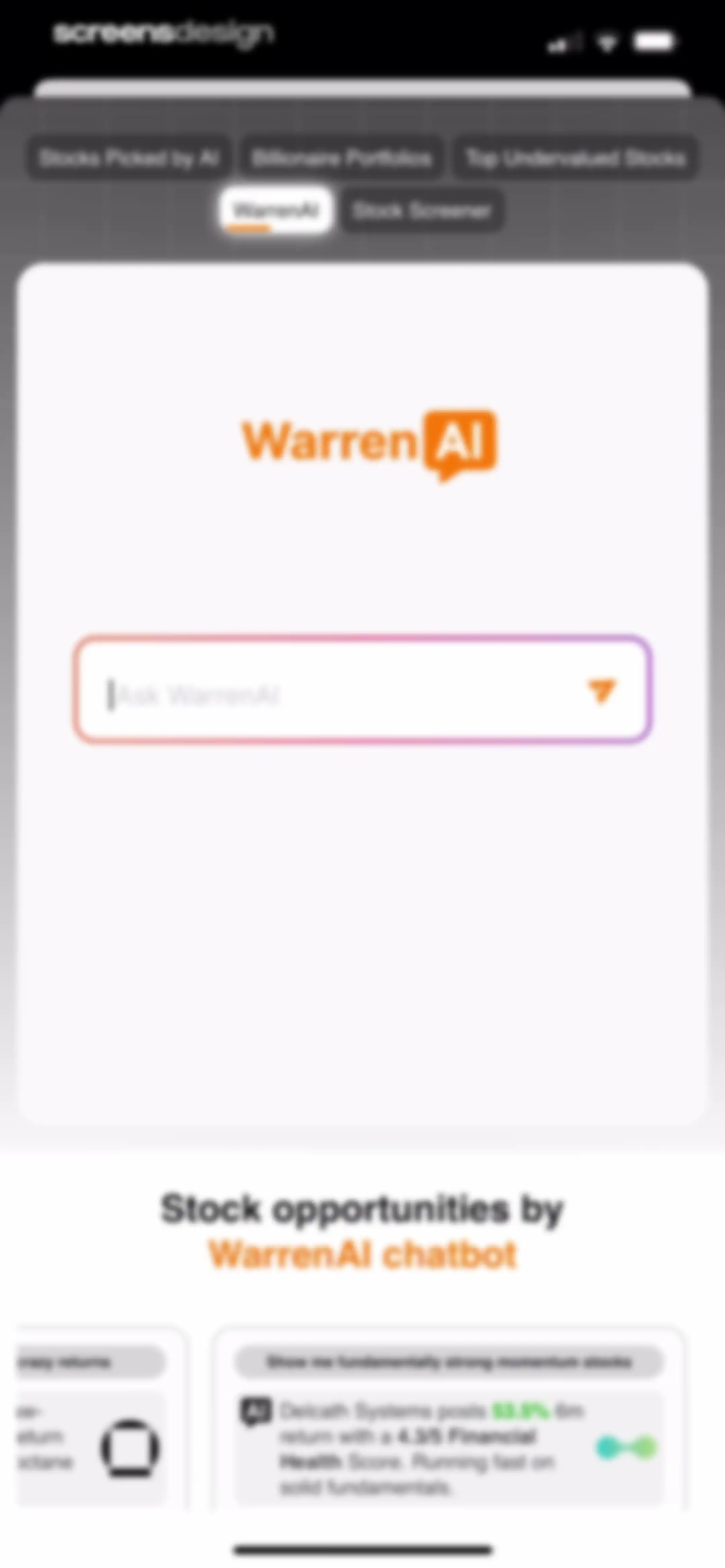 Investing.com: Stock Market screen 85