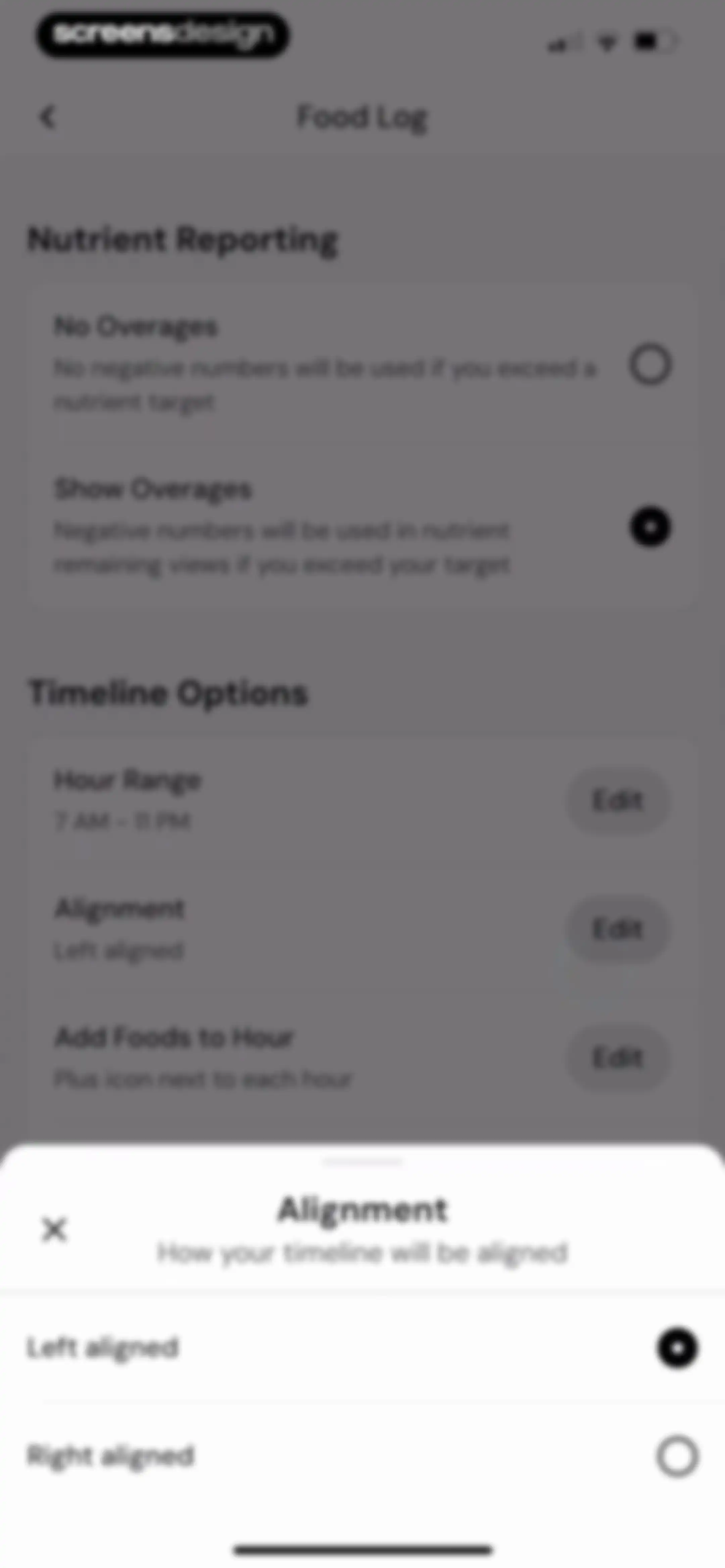 MacroFactor - Macro Tracker screen 210