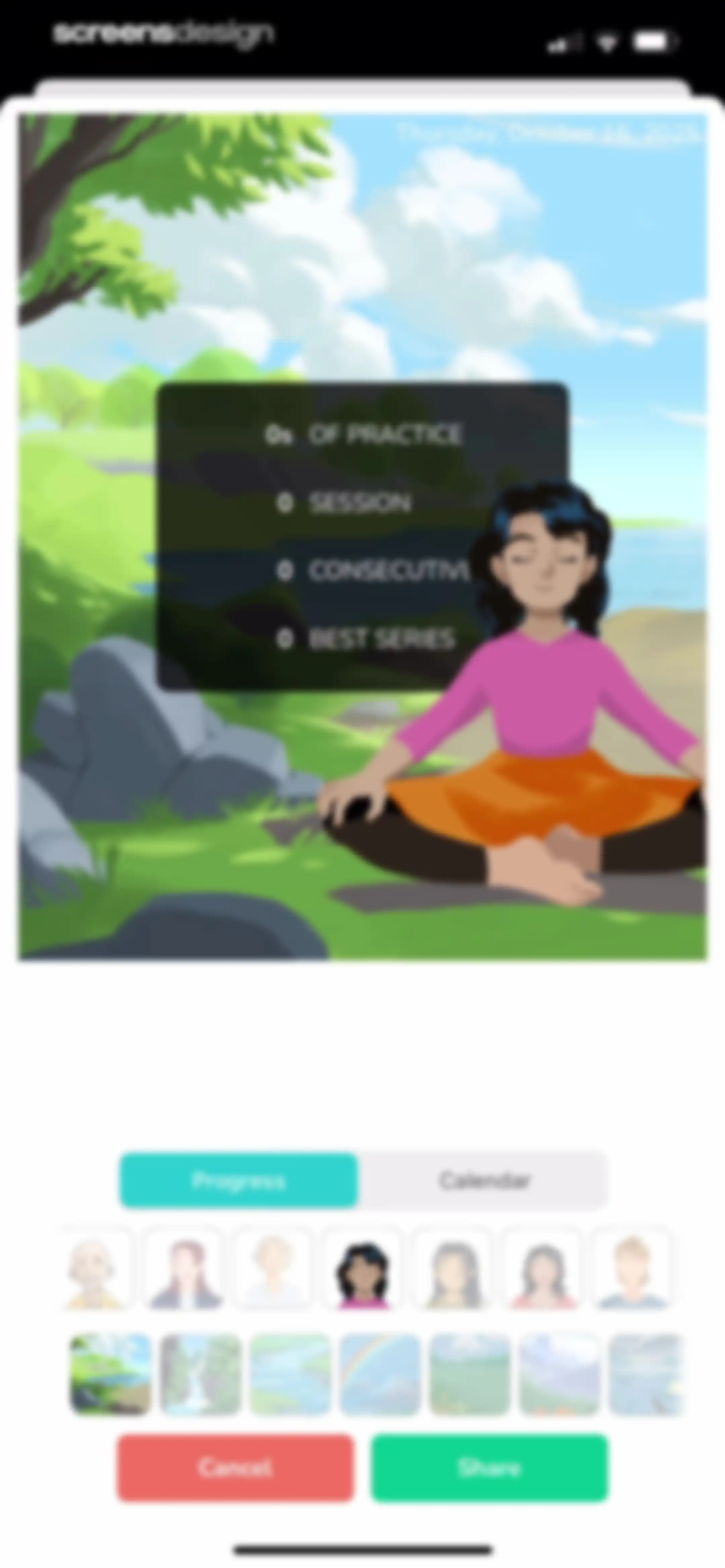 Petit BamBou: Mindfulness screen 113