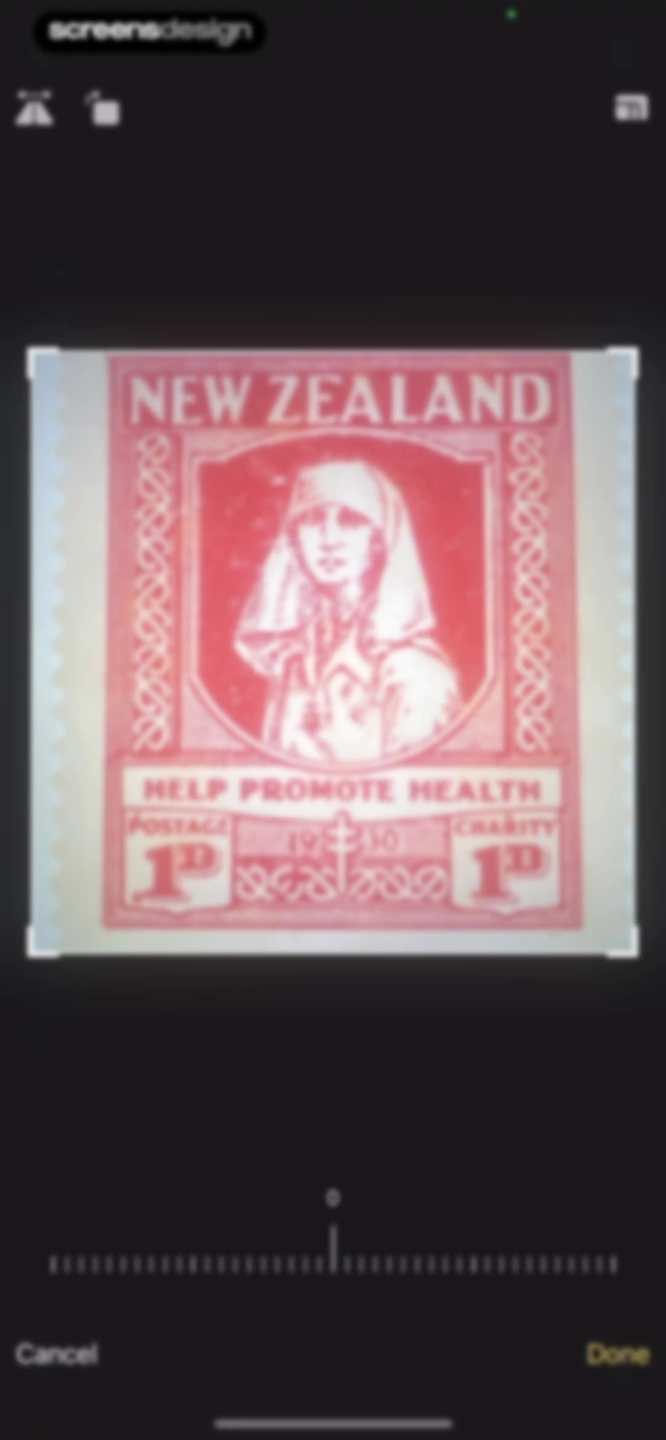 Stamp Value Stamp Identifier screen 19