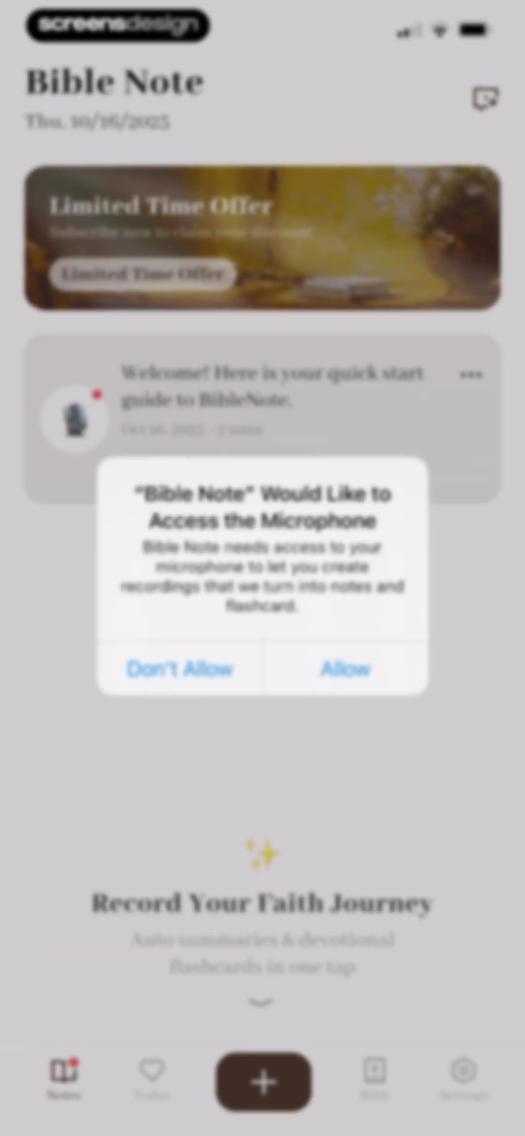 Bible Note: Sermon Notes screen 21