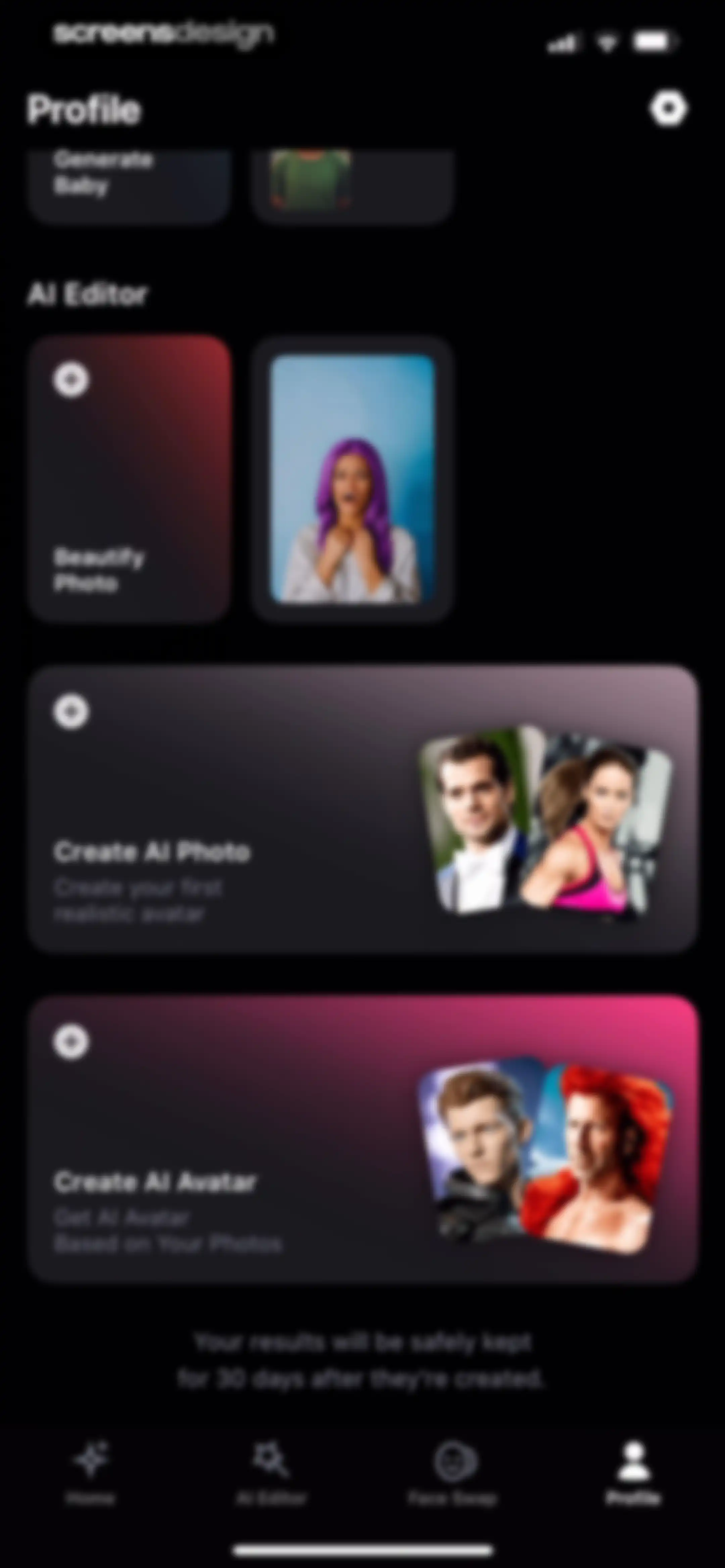 Reface: Face Edit AI Photo App screen 106