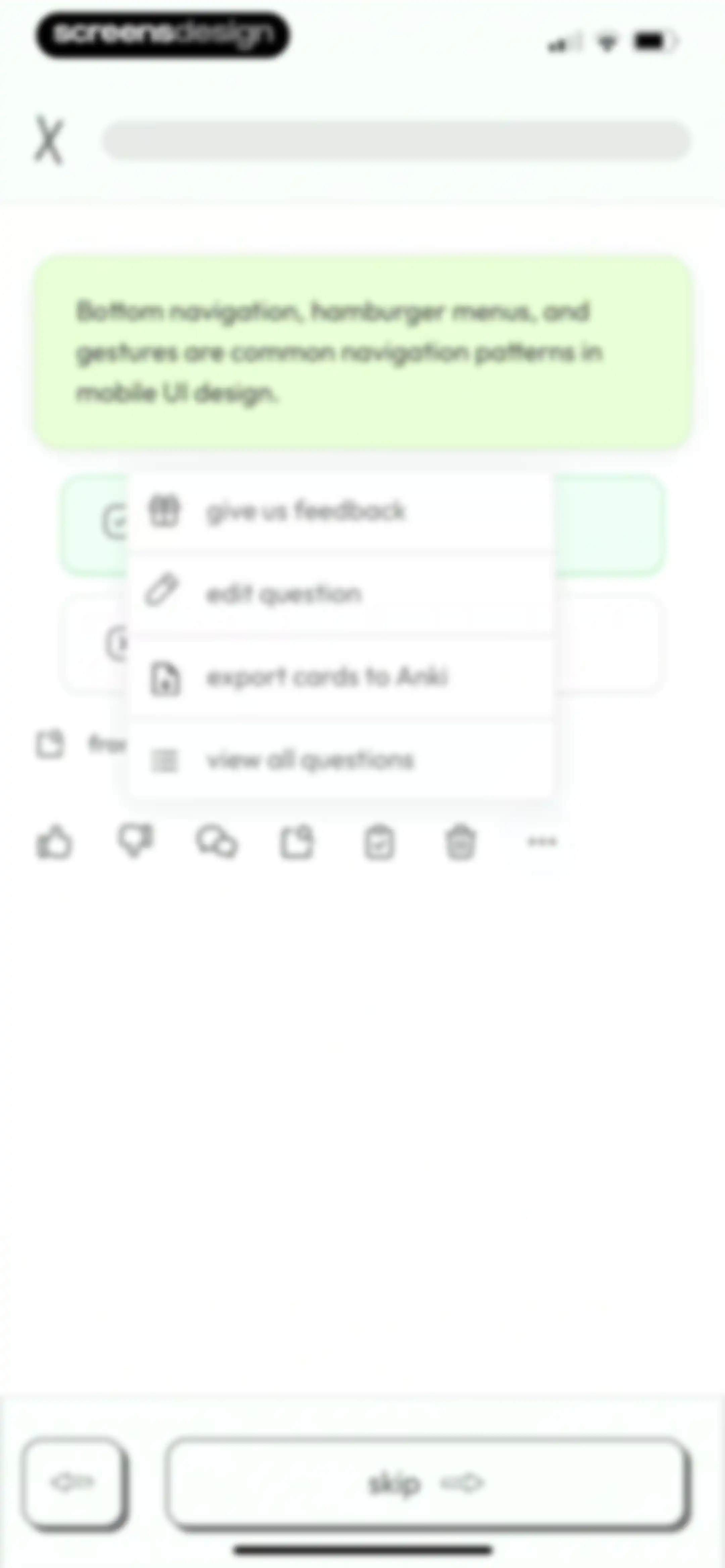 Jungle: AI Flashcards & Quiz screen 43