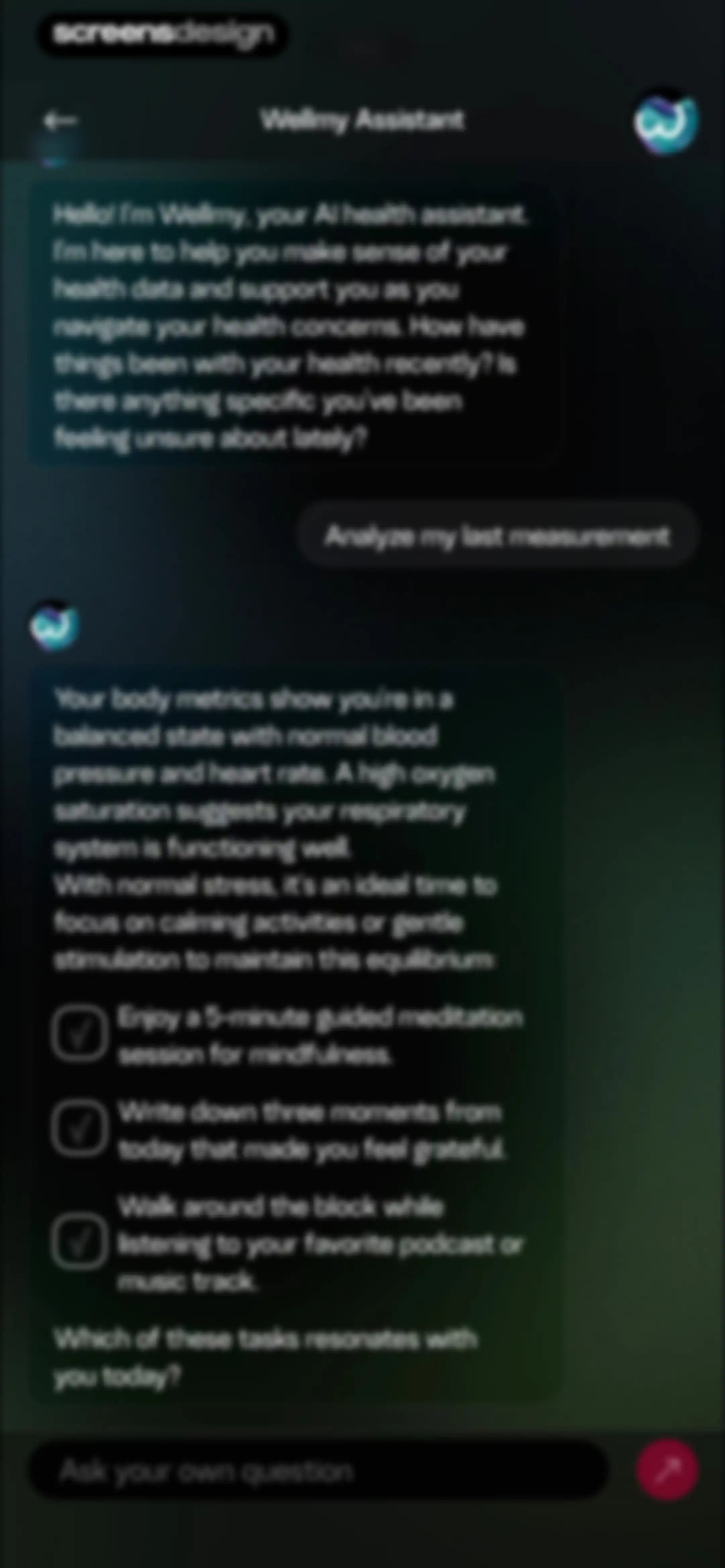 Wellmy - Heart Rate Monitor screen 55