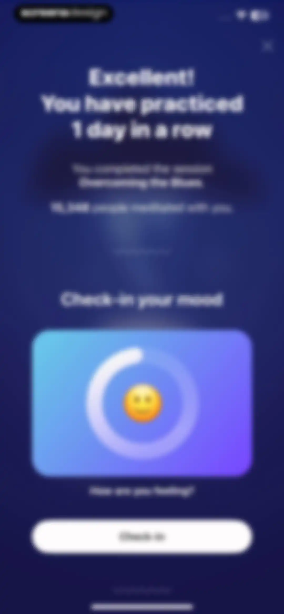 Mo Meditation, Sleep, Recovery screen 56