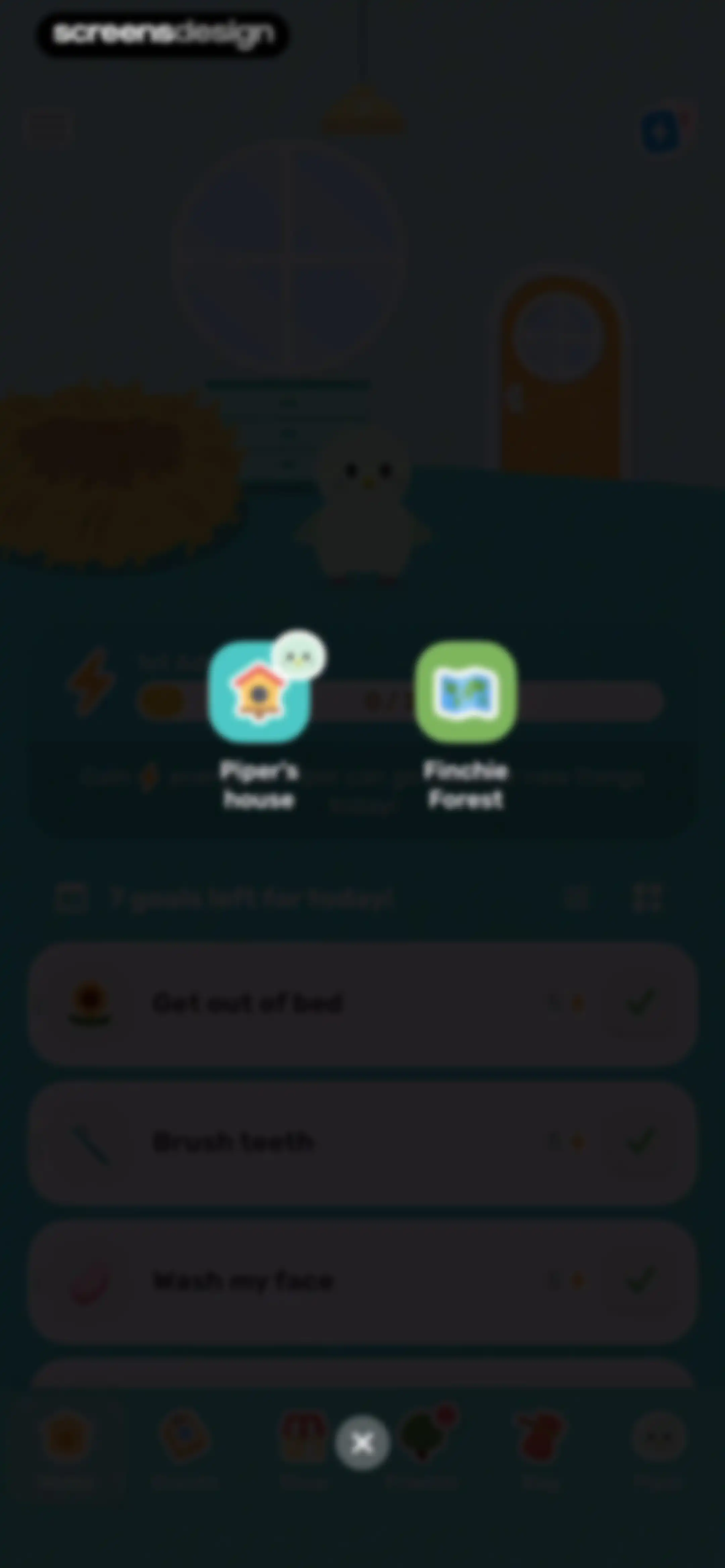 Finch: Self-Care Pet screen 50