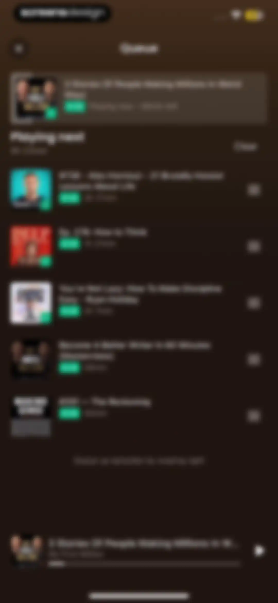 Snipd | AI Podcast Player screen 69