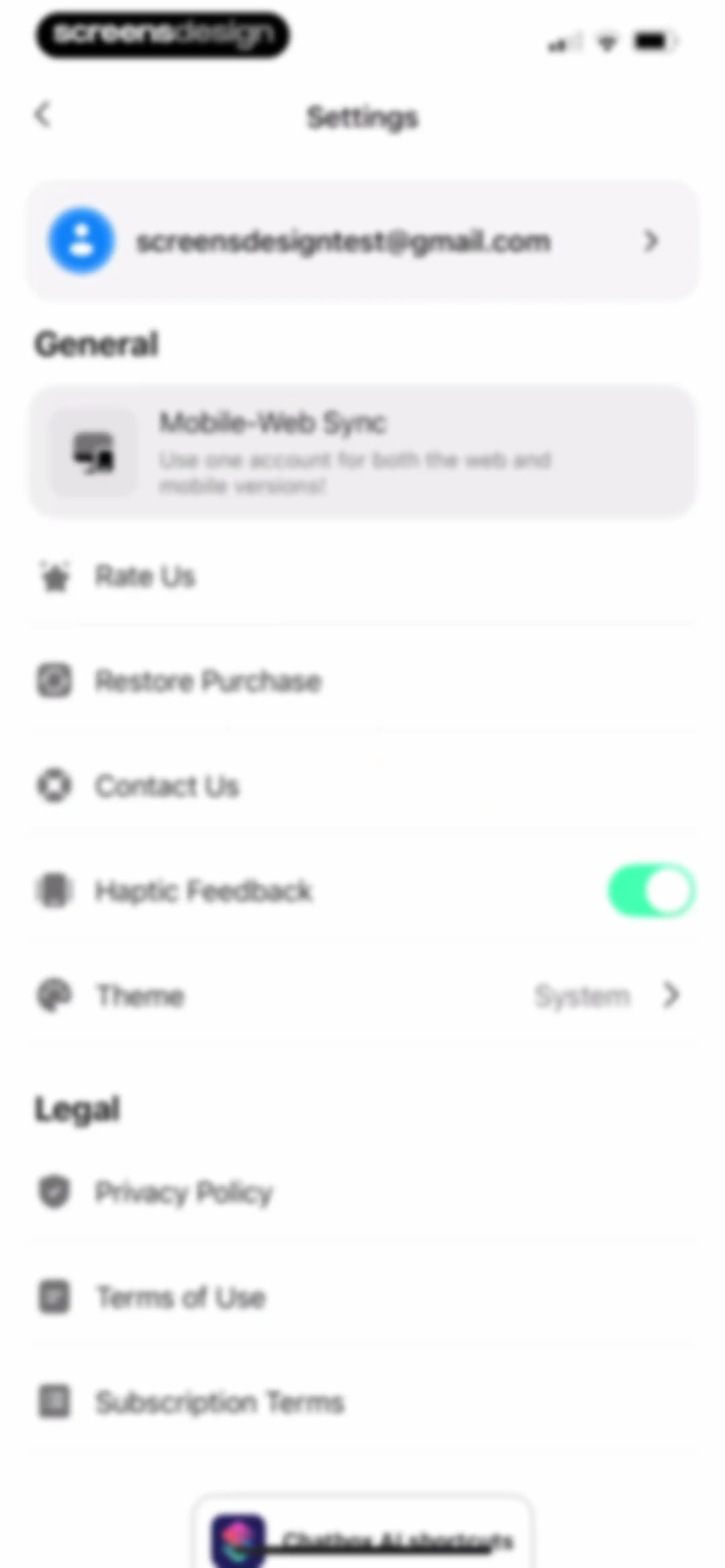 ChatBox AI - Chatbot Assistant screen 106