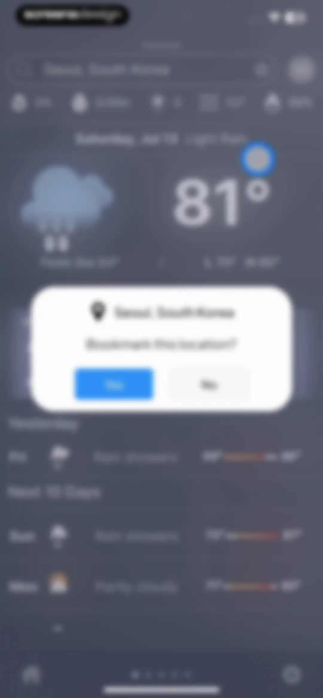 SKAI - NOAA Weather Radar screen 34