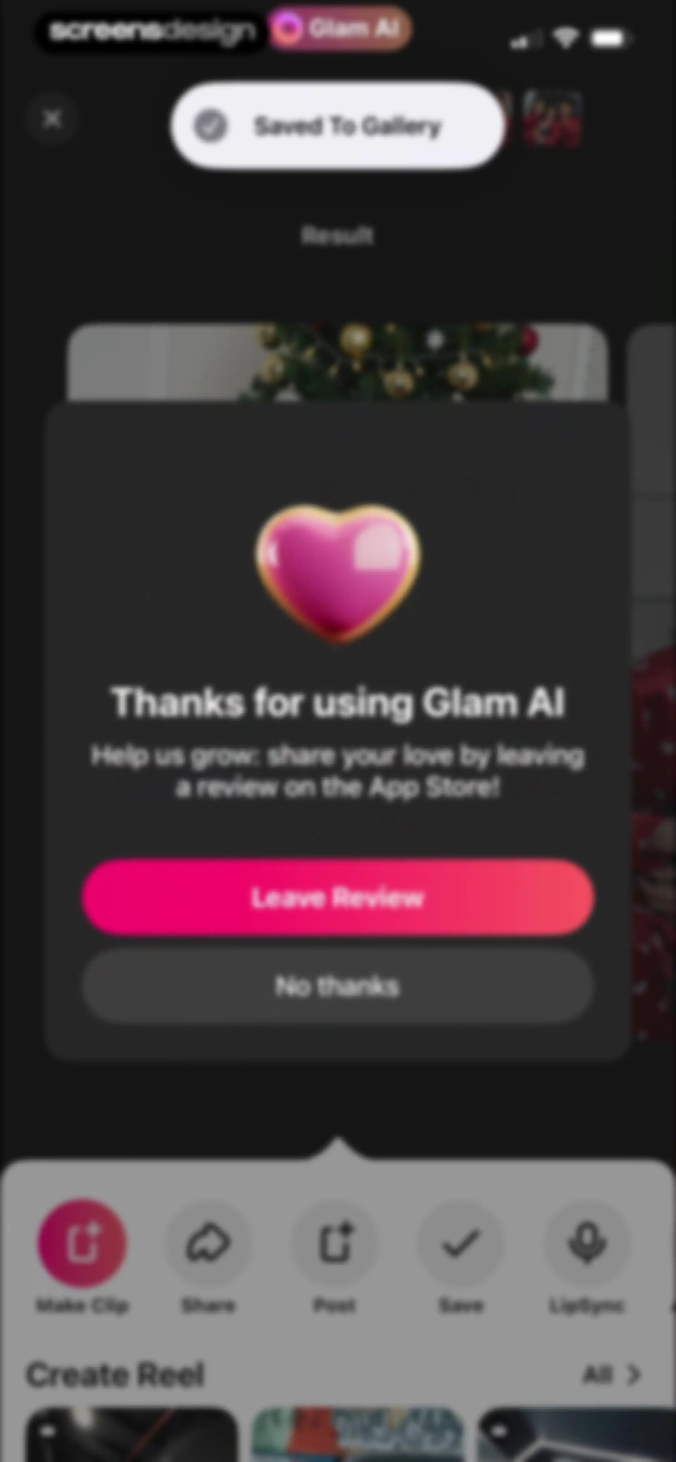 Glam AI: Video & Photo Editor screen 78