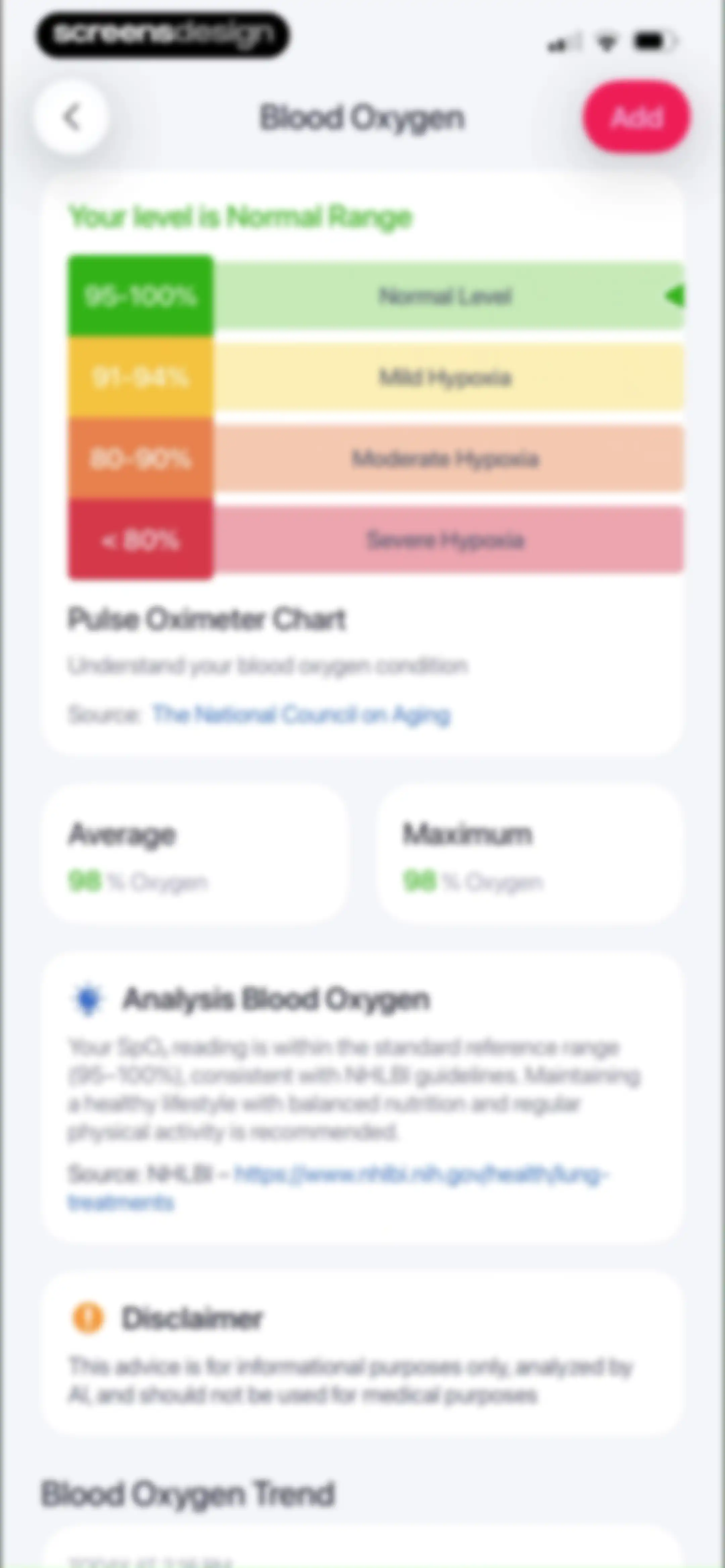 iCardiac: Heart Rate & Health screen 40