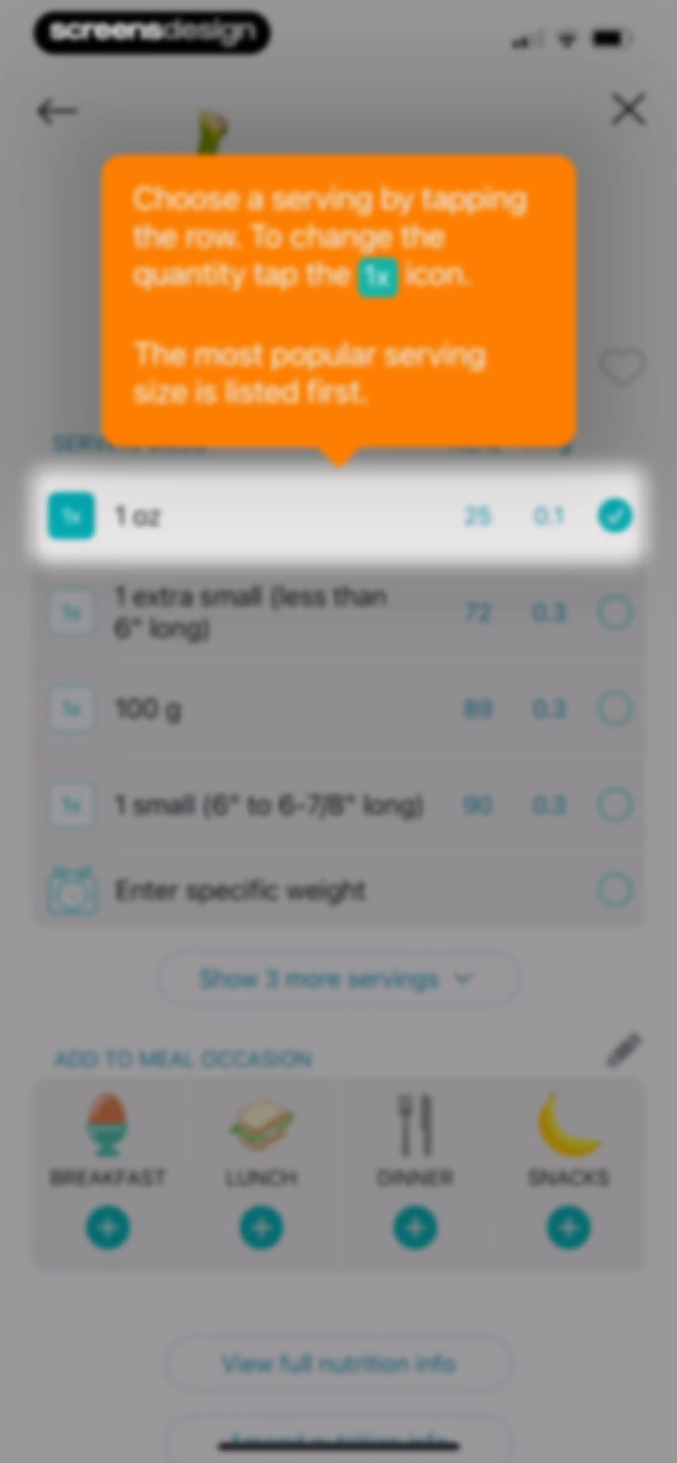 Calorie Counter + screen 24