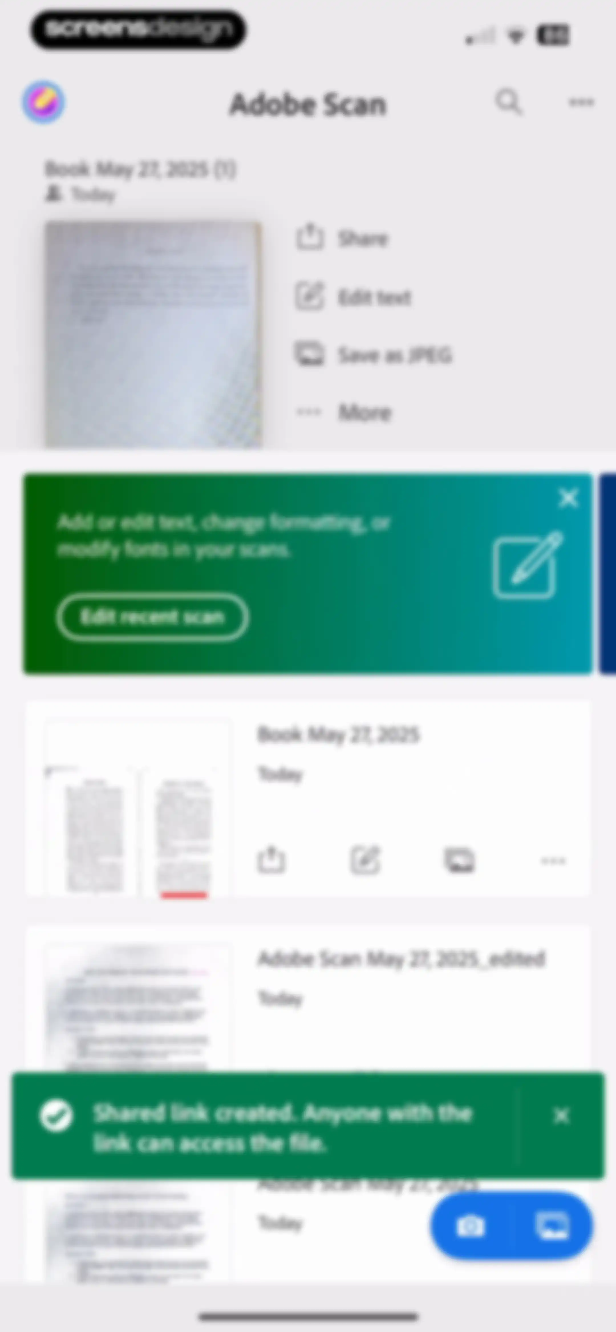 Adobe Scan: PDF & OCR Scanner screen 67