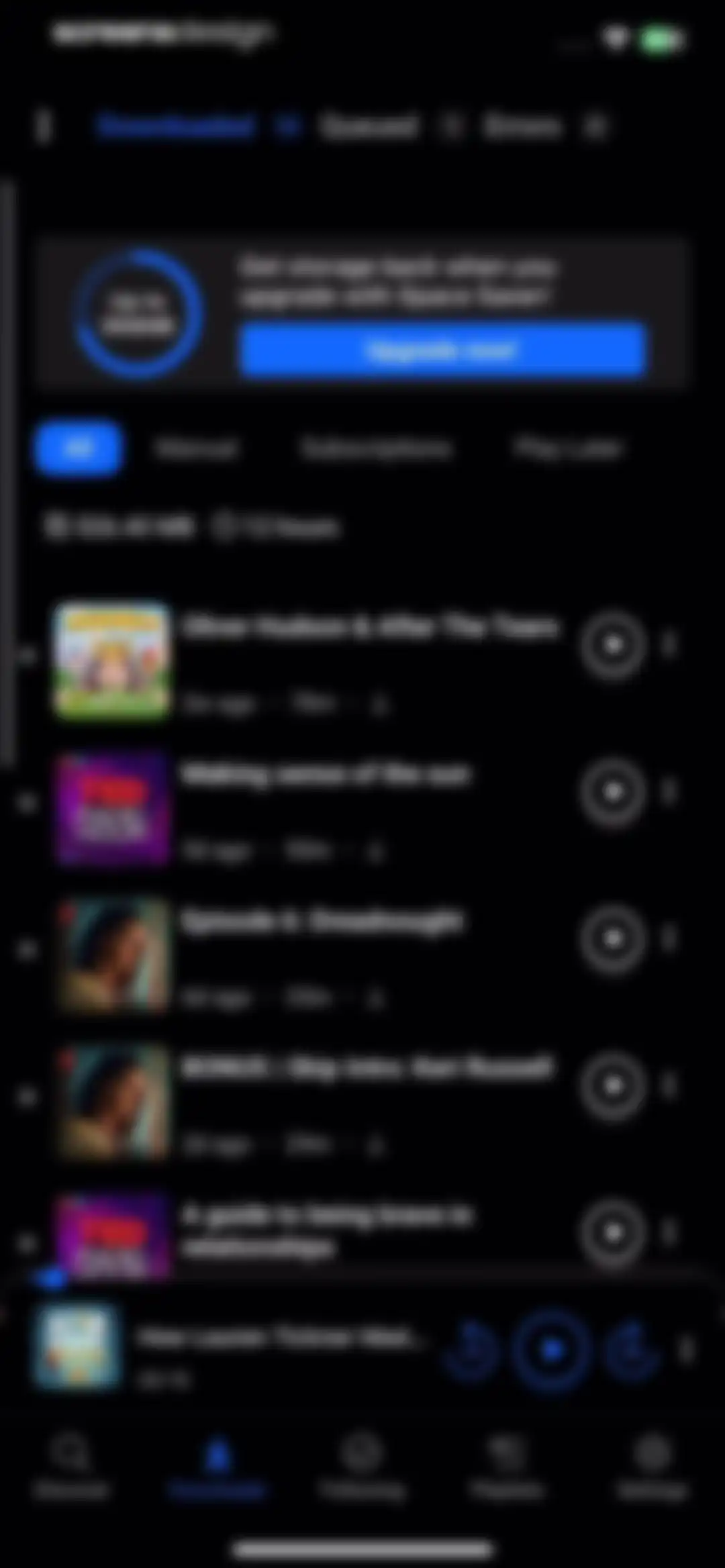 Breaker—The social podcast app screen 73