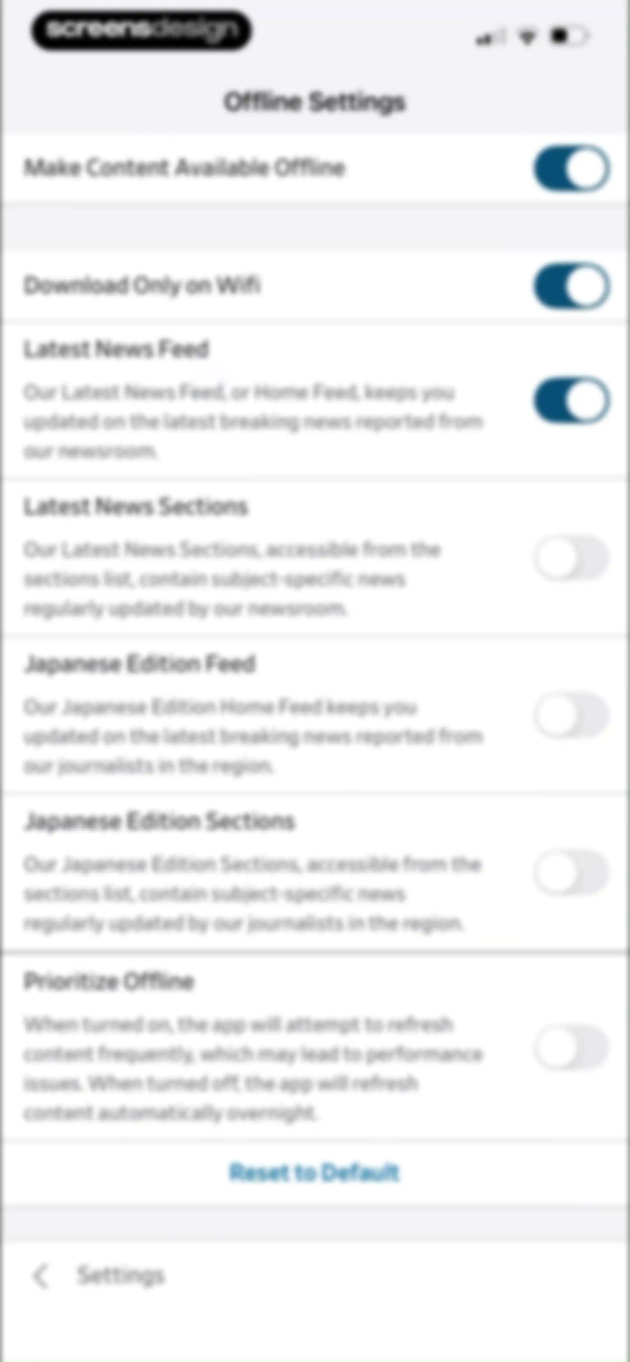 The Wall Street Journal. News screen 83