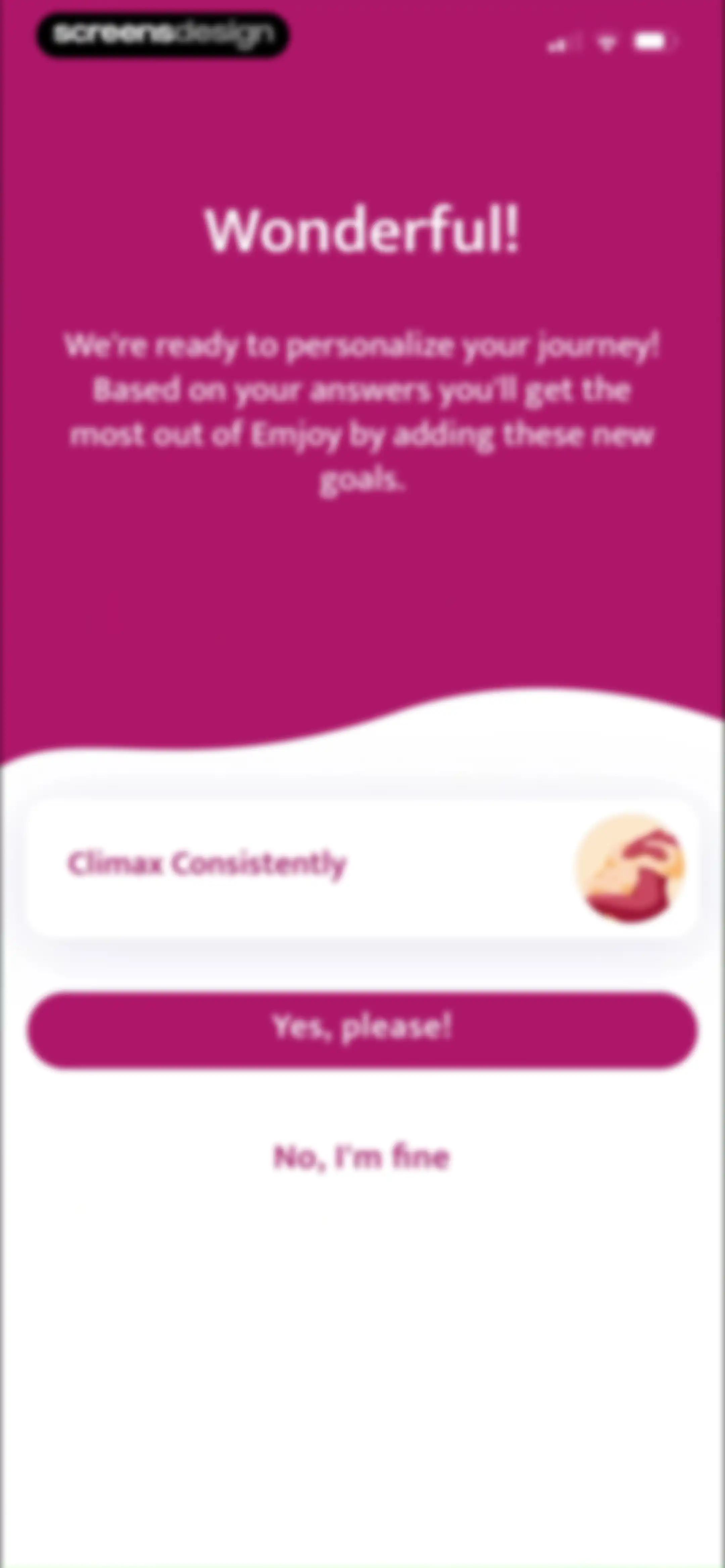 Emjoy - Female wellcare screen 43