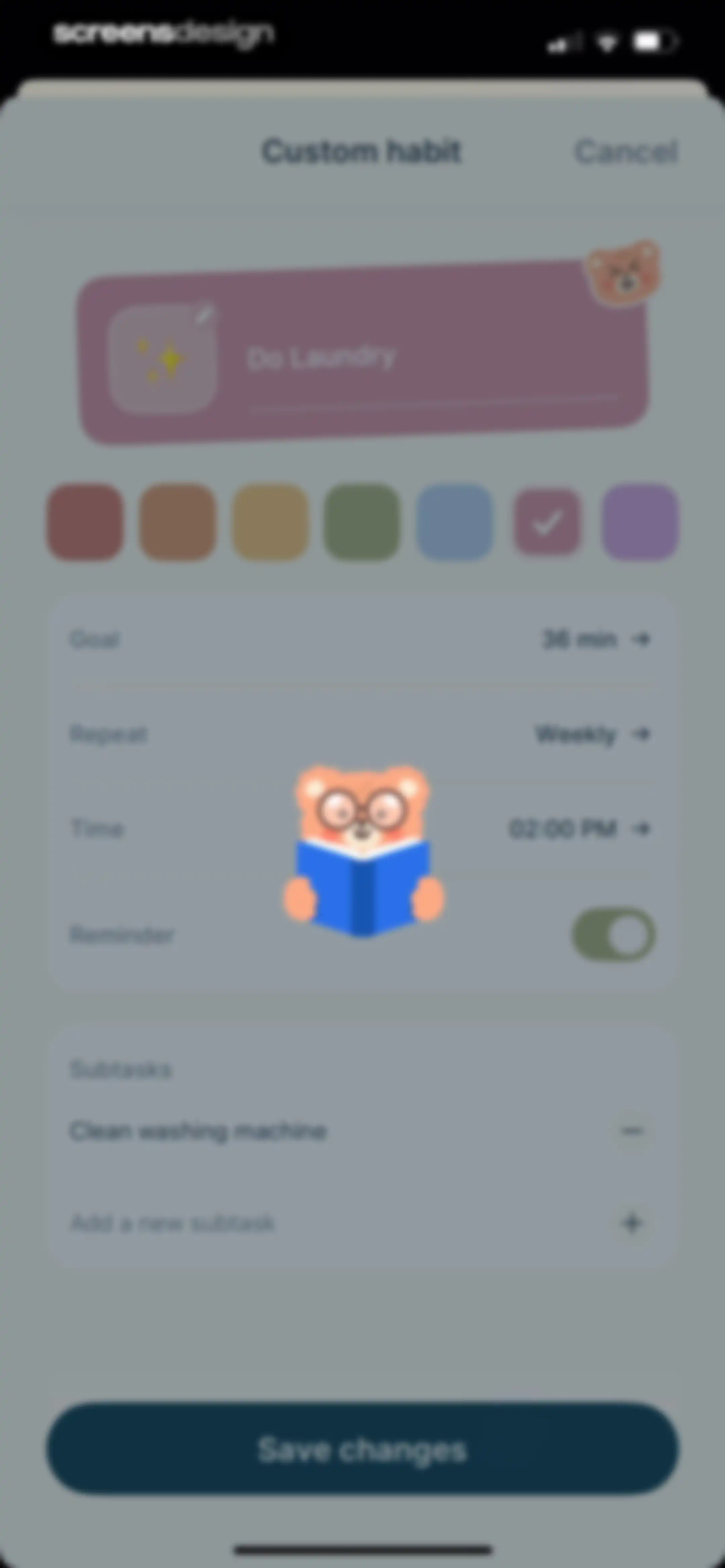 TeddyCare: Daily Routine Plan screen 79