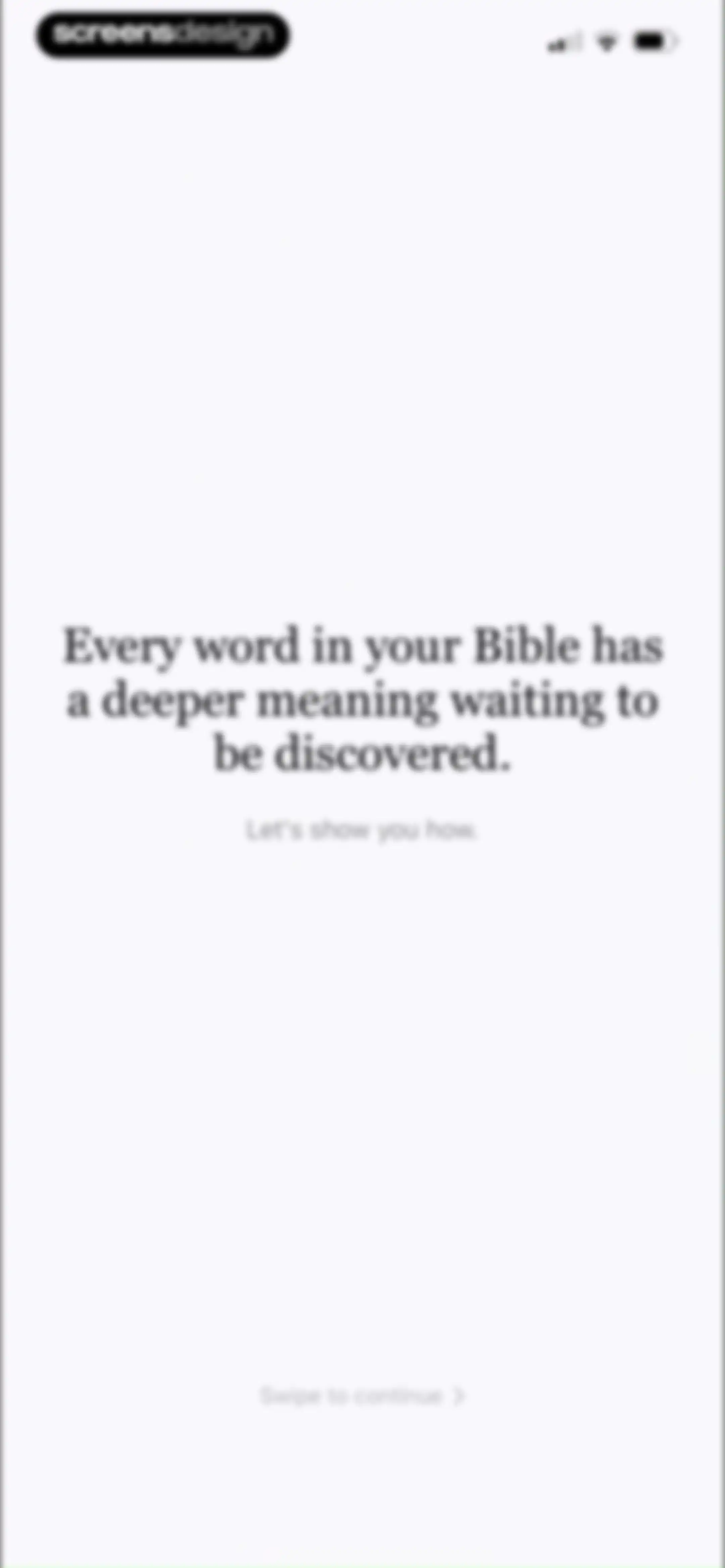 Bible Word Study screen 2