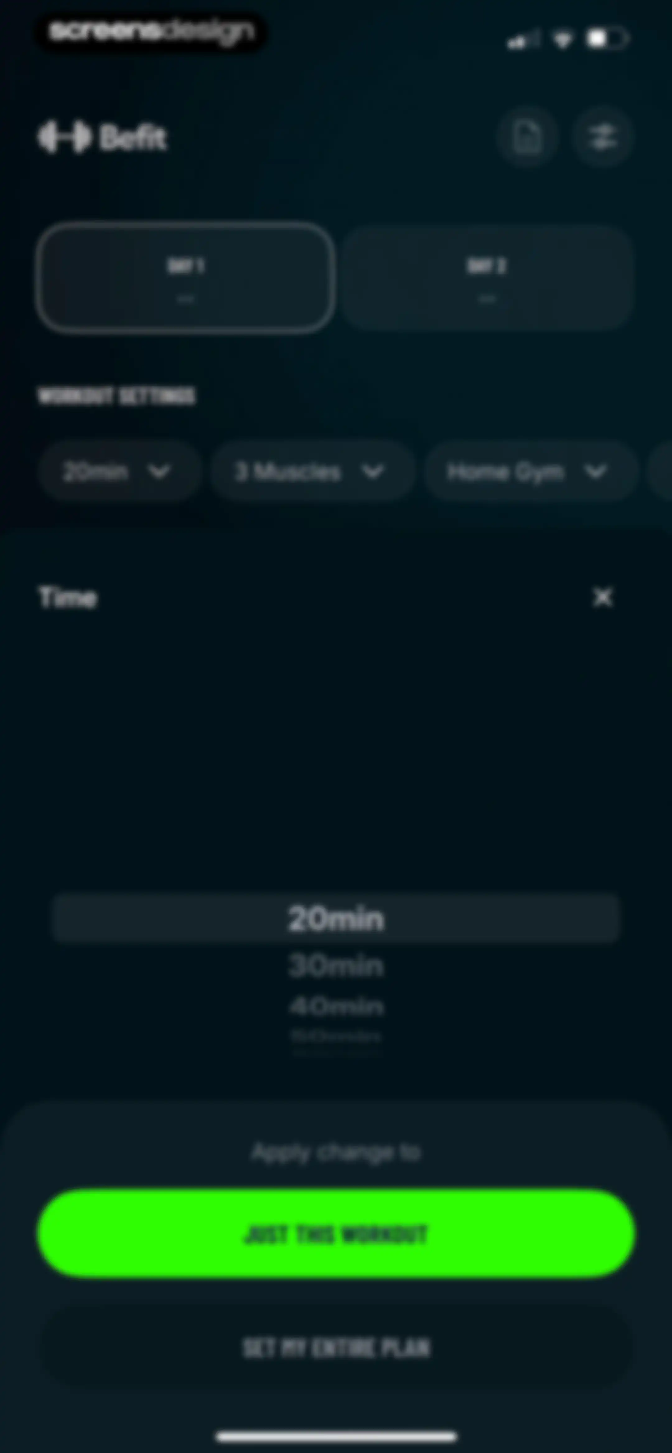 Befit: Gym & Home Workout Plan screen 41