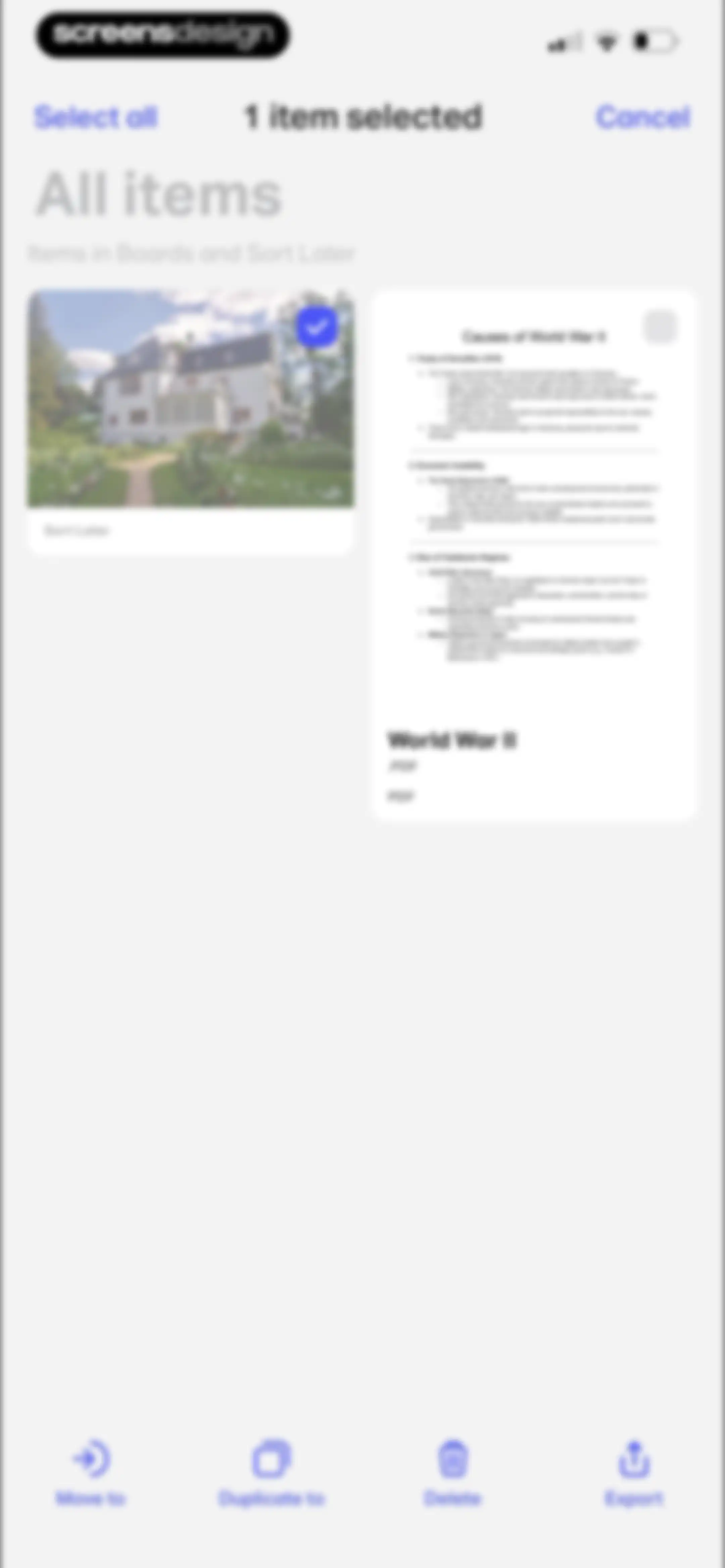 Collect by WeTransfer screen 42