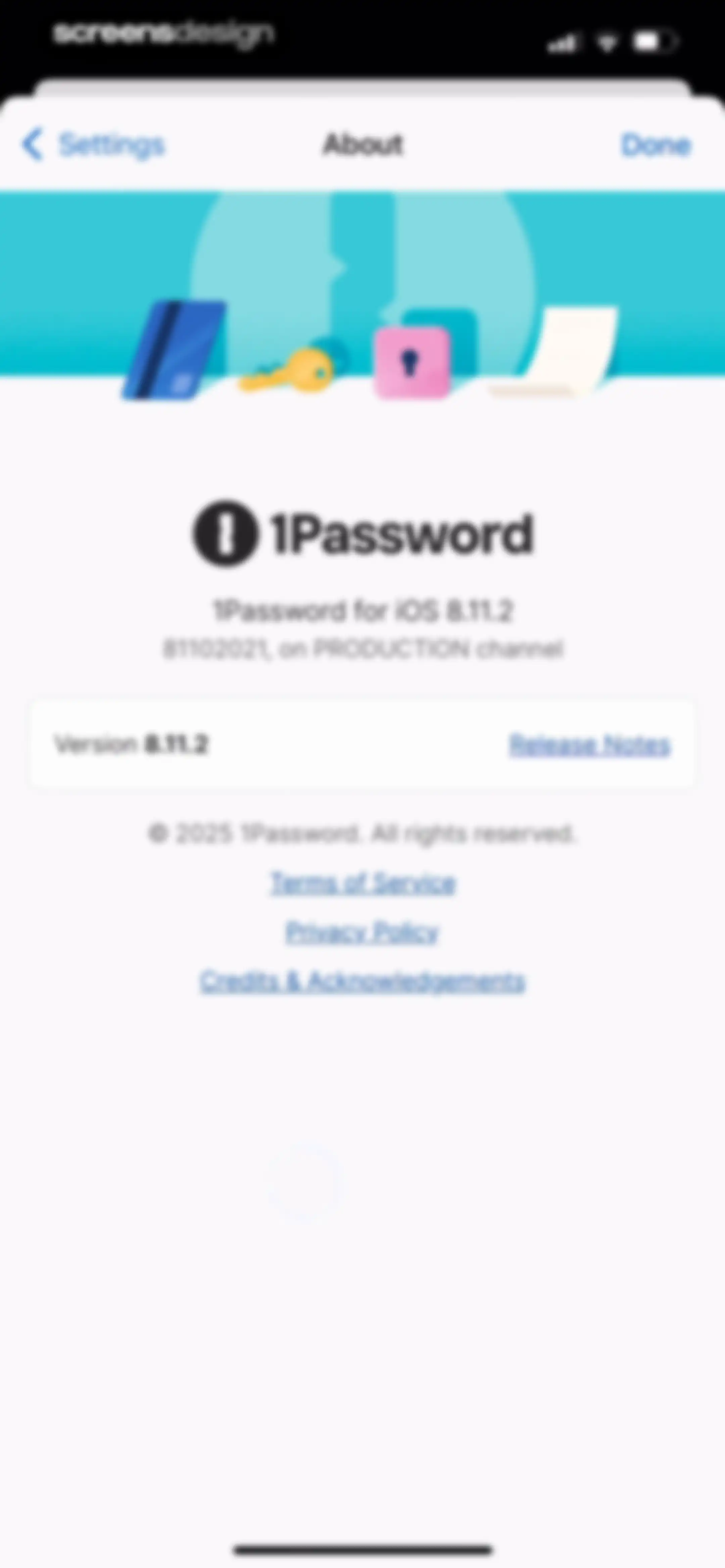 1Password: Password Manager screen 164