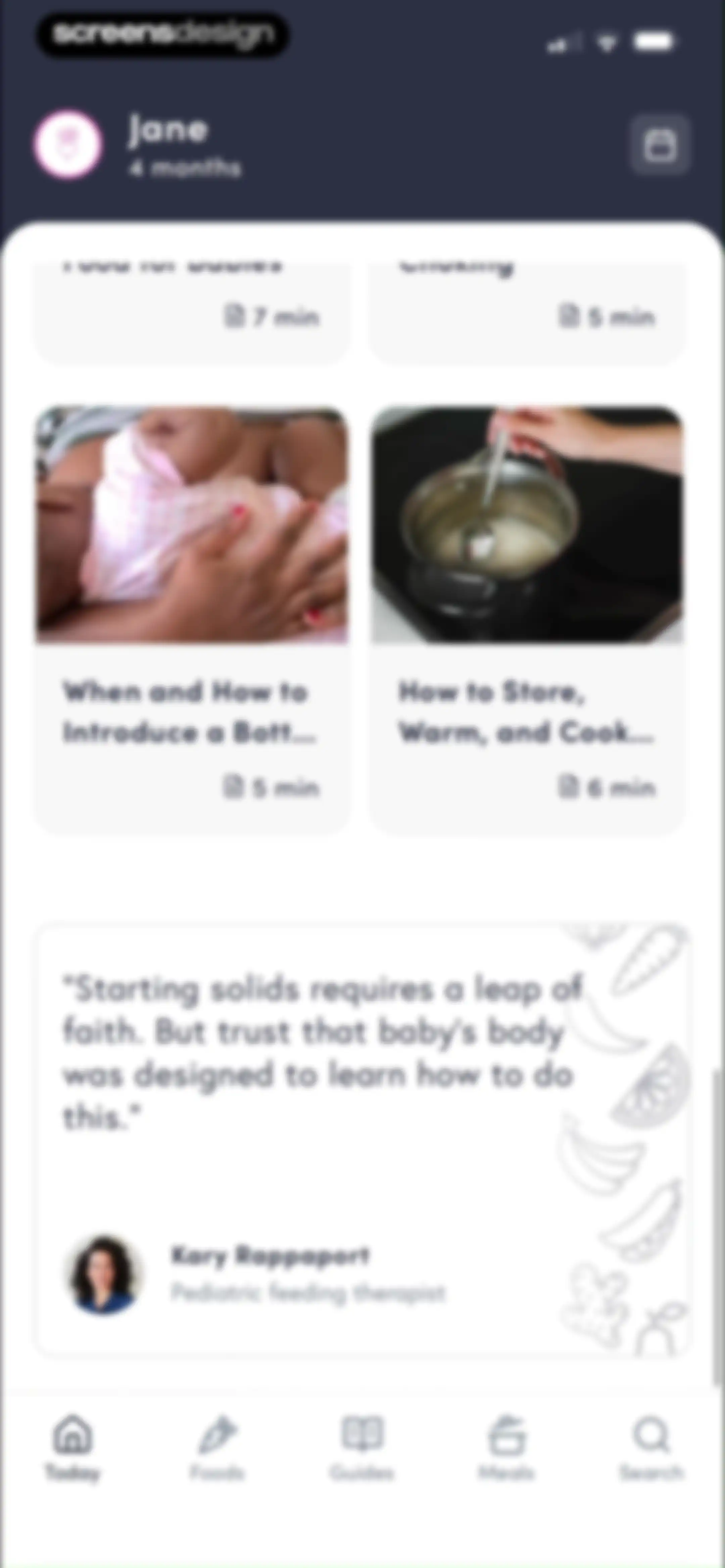 Solid Starts: Baby First Foods screen 120