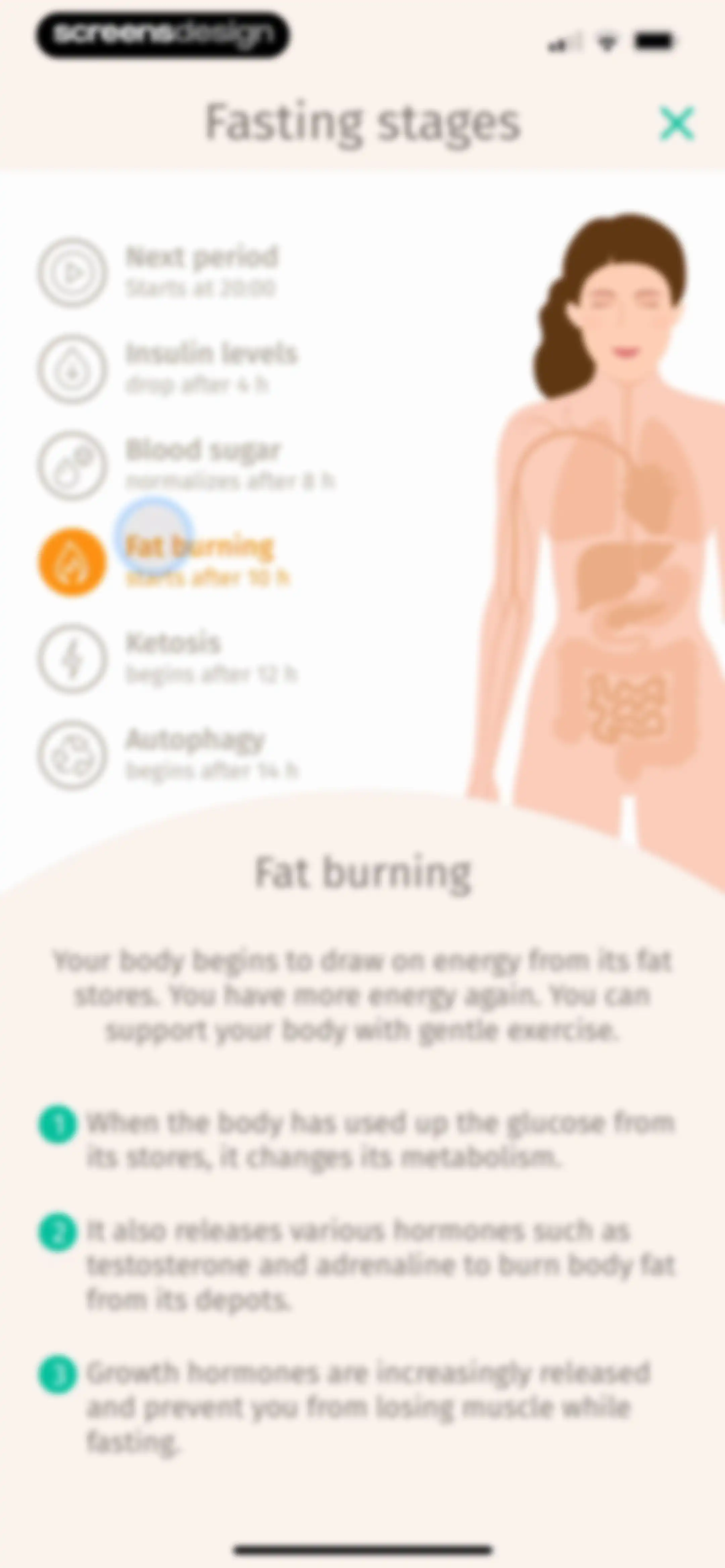 BodyFast: Intermittent Fasting screen 86