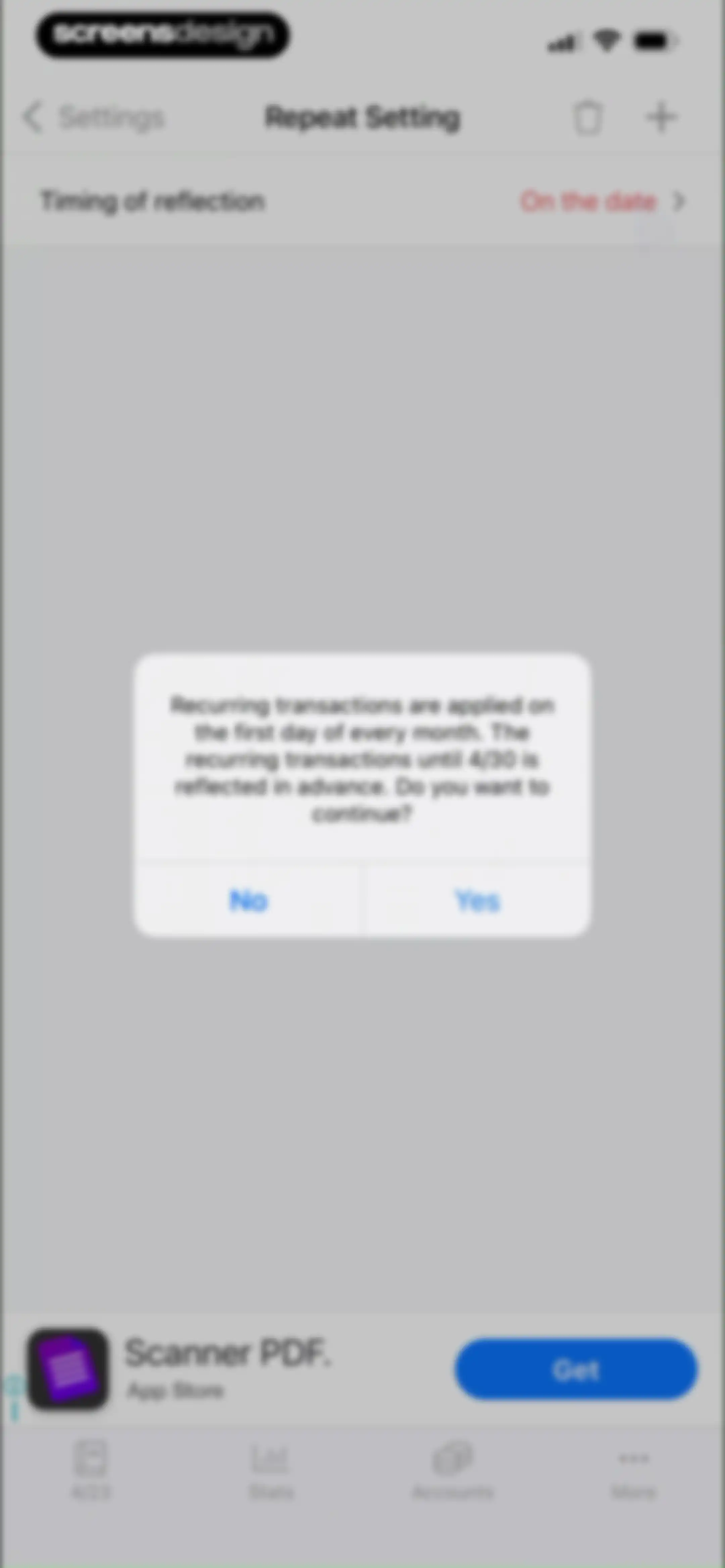 Money Manager Expense & Budget screen 88