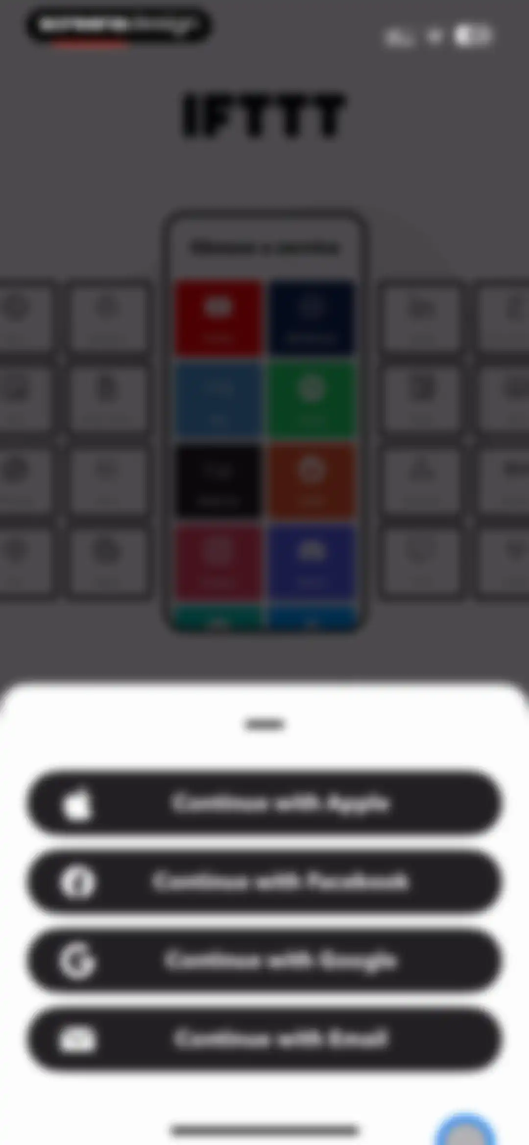 IFTTT - Automate work and home screen 5