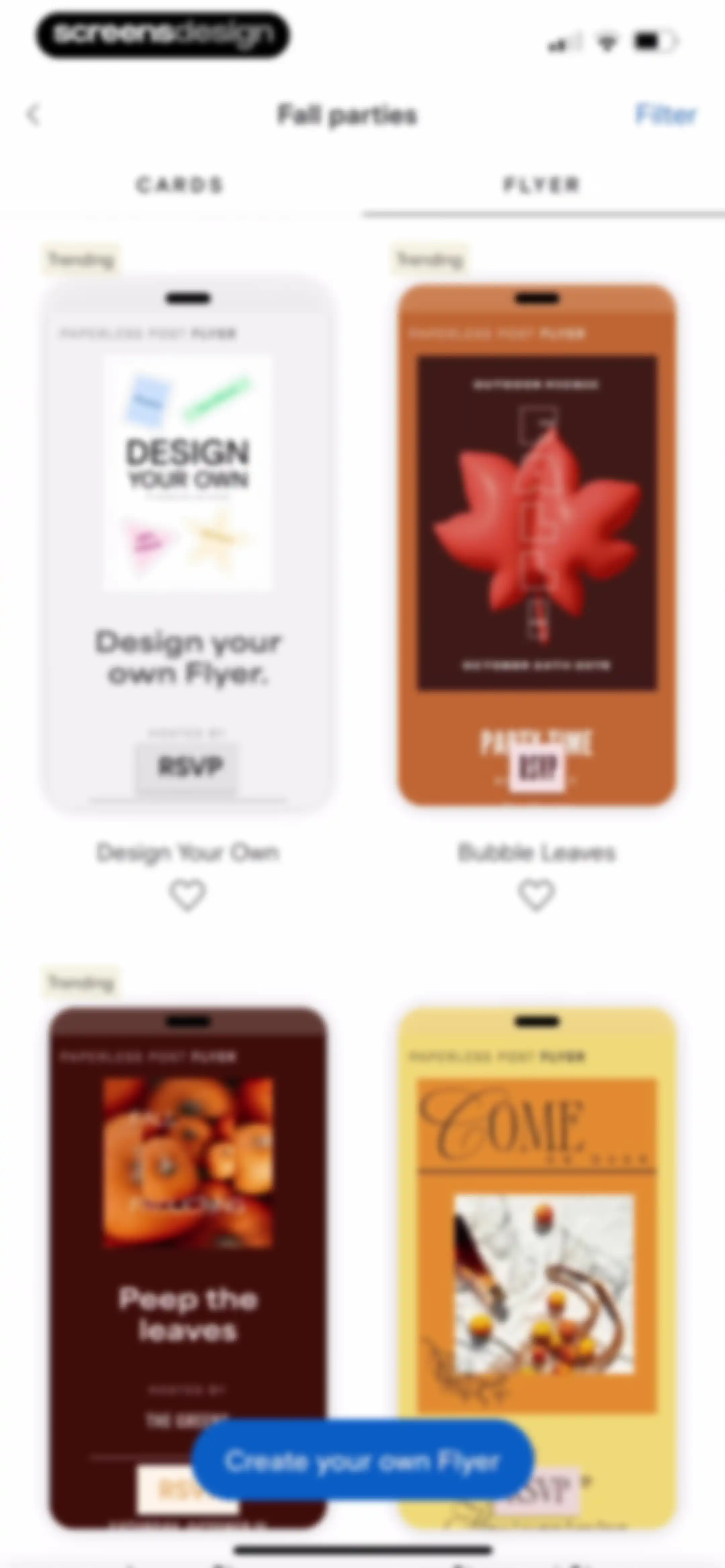 Paperless Post: Invitations screen 92