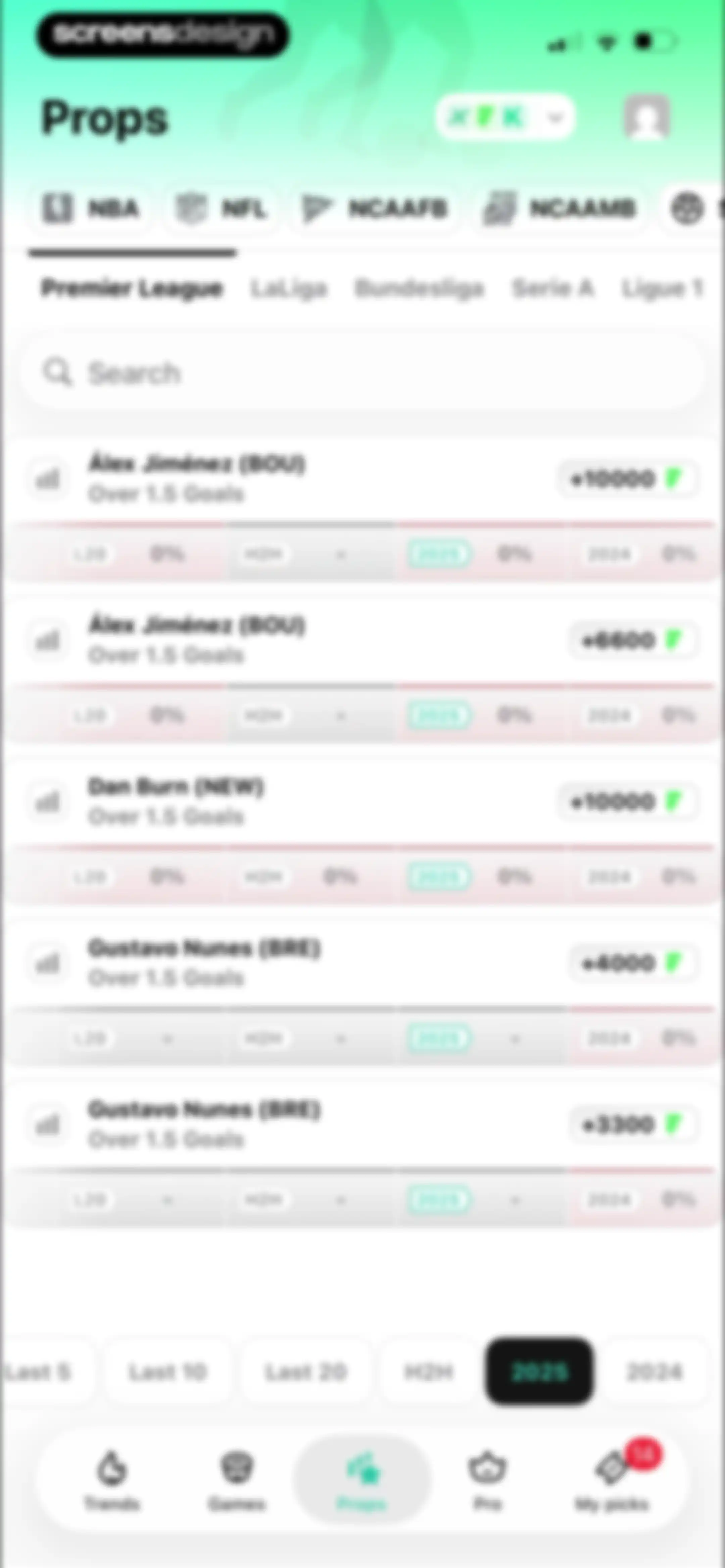 Outlier: Smart Sports Betting screen 72