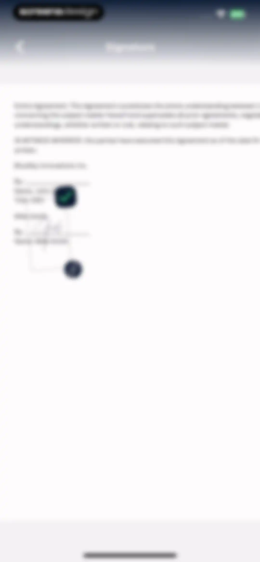 e Signature Scanner, Sign PDF screen 22