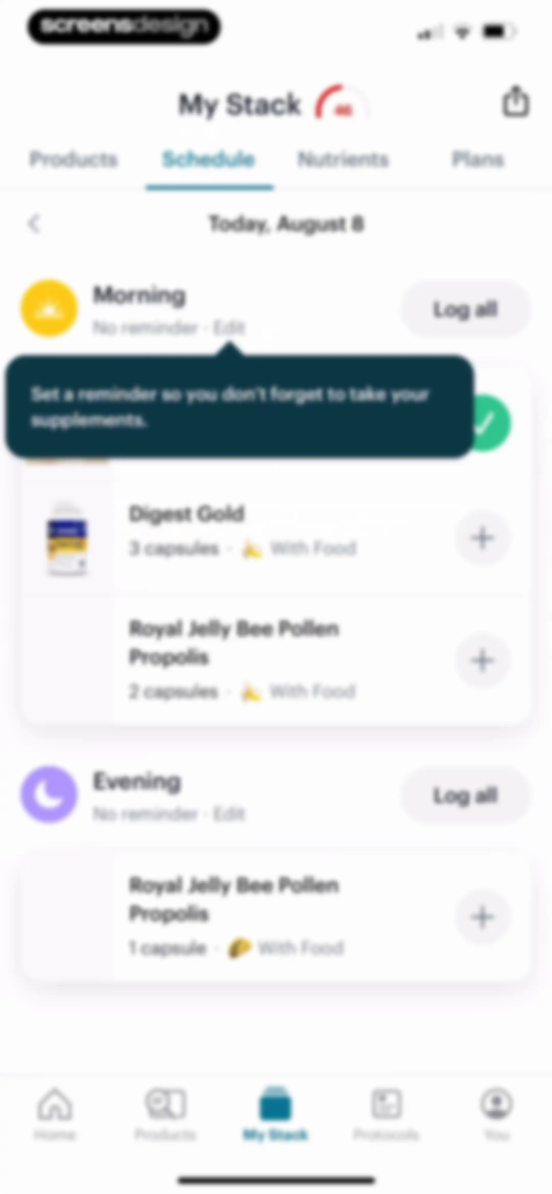 SuppCo: Supplement Scanner screen 100
