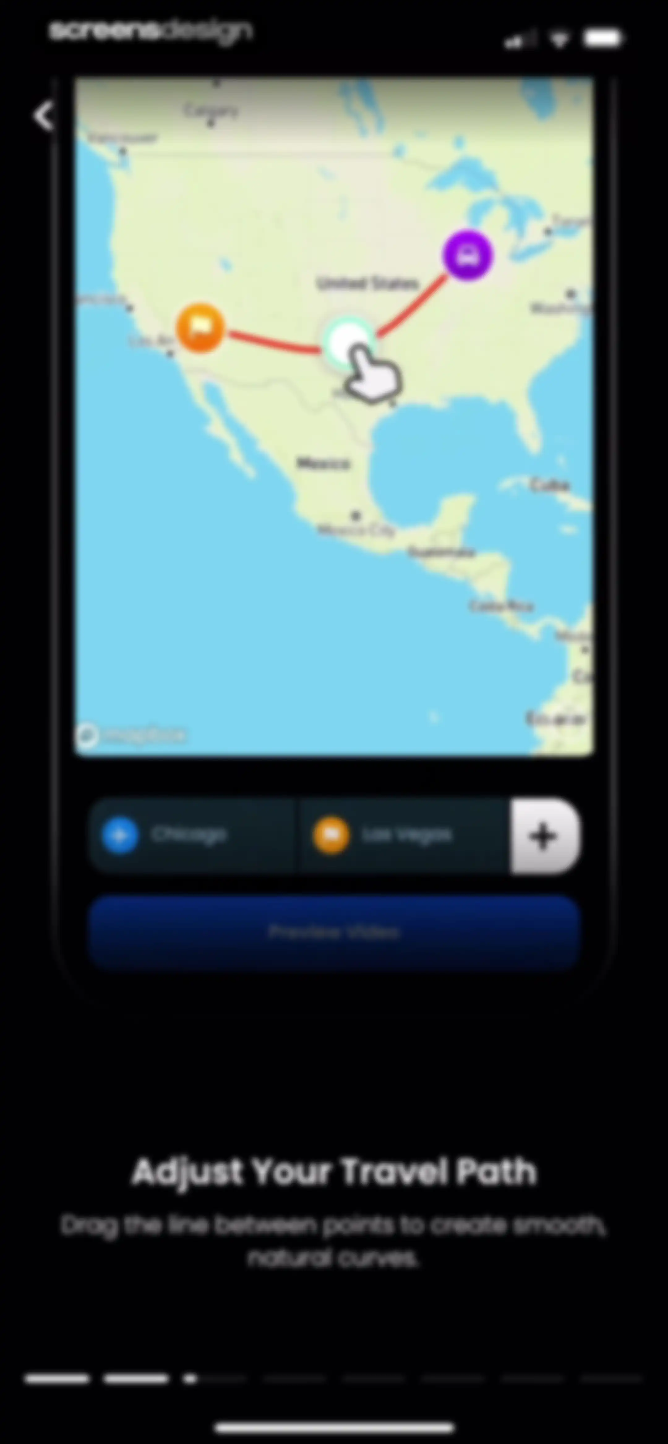 TravelAnimator: Journey Route screen 58