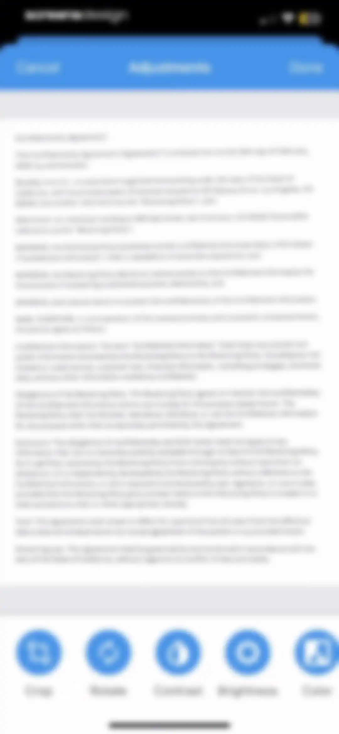 Documents to PDF Scanner screen 10