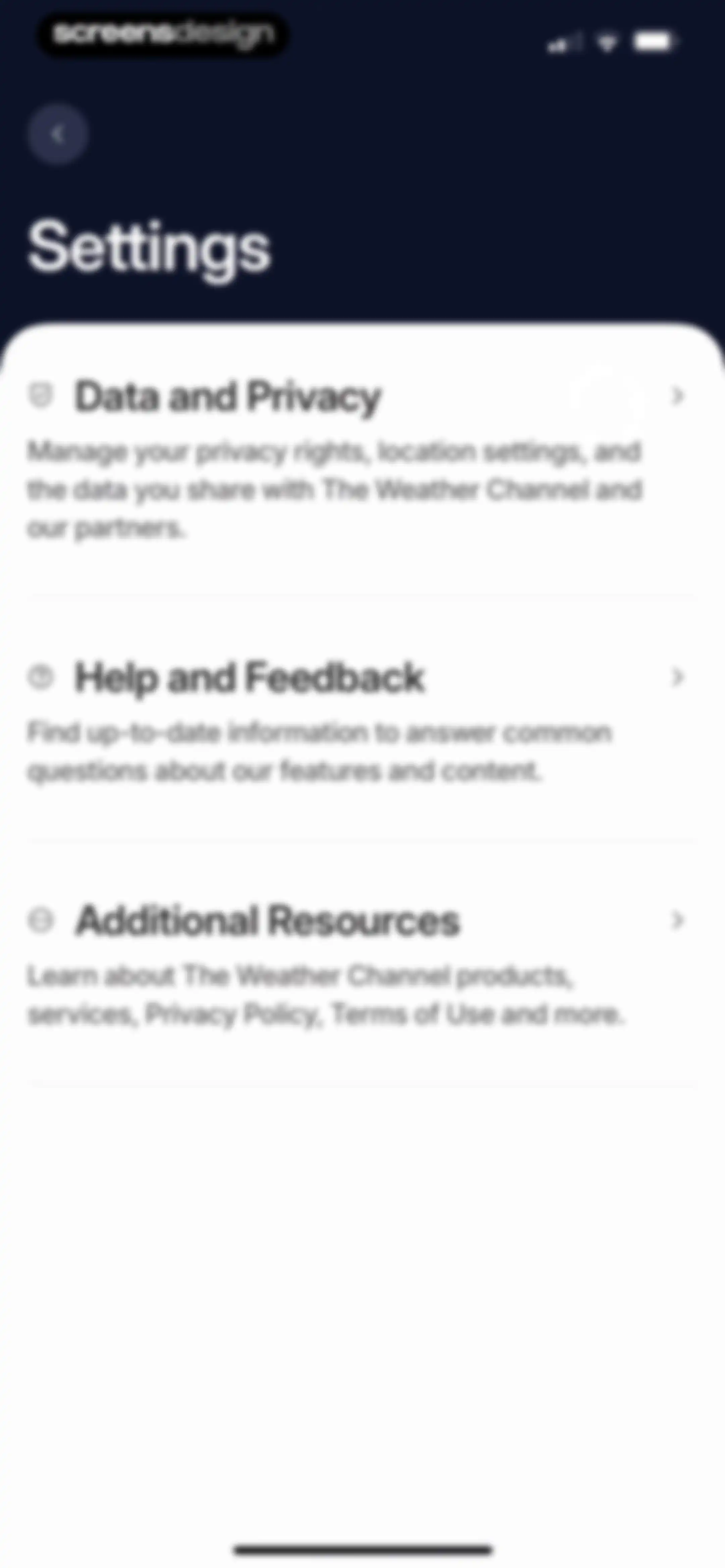 The Weather Channel - Radar screen 82