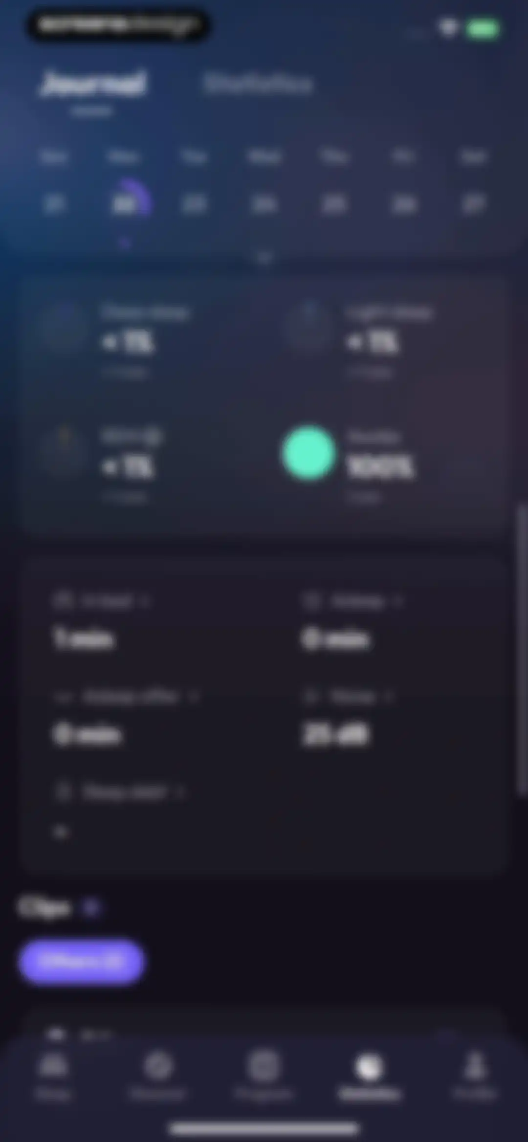 Sleep Tracker: Recorder, Sound screen 94